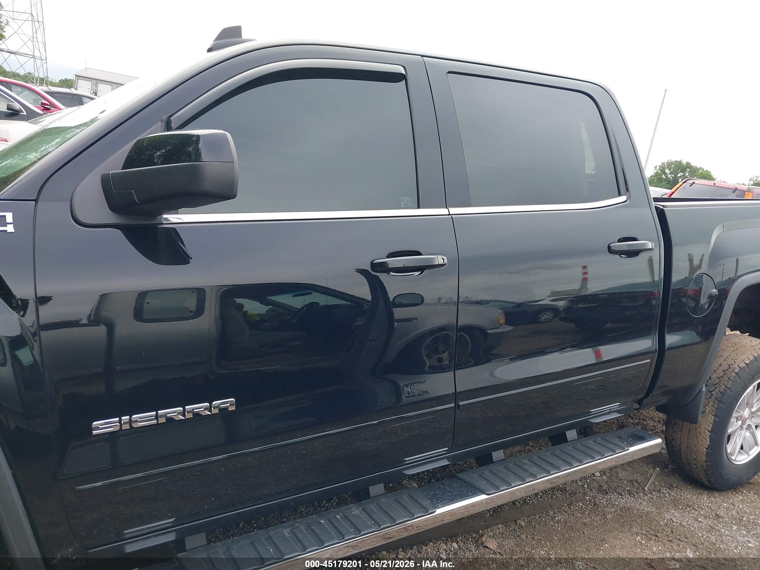 2015 Gmc Sierra 1500 Sle Black vin: 3GTU2UEC6FG491393