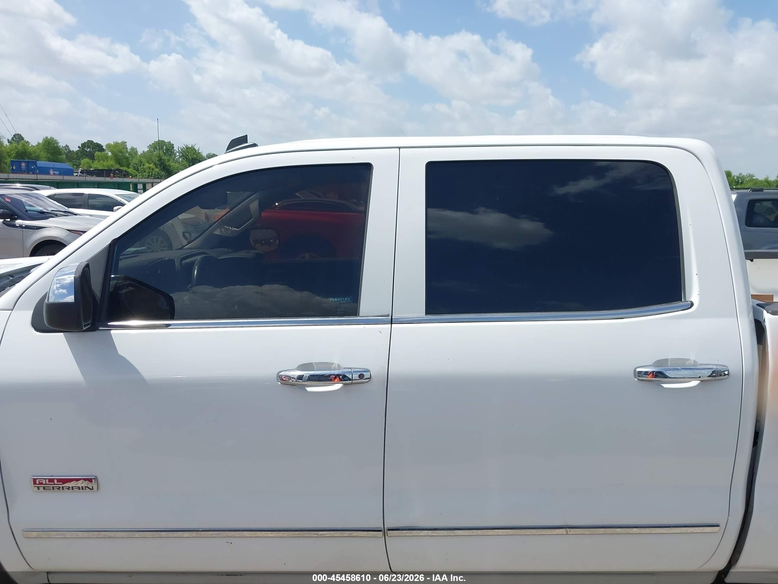 2014 Gmc Sierra 1500 Sle White vin: 3GTU2UEC7EG120788