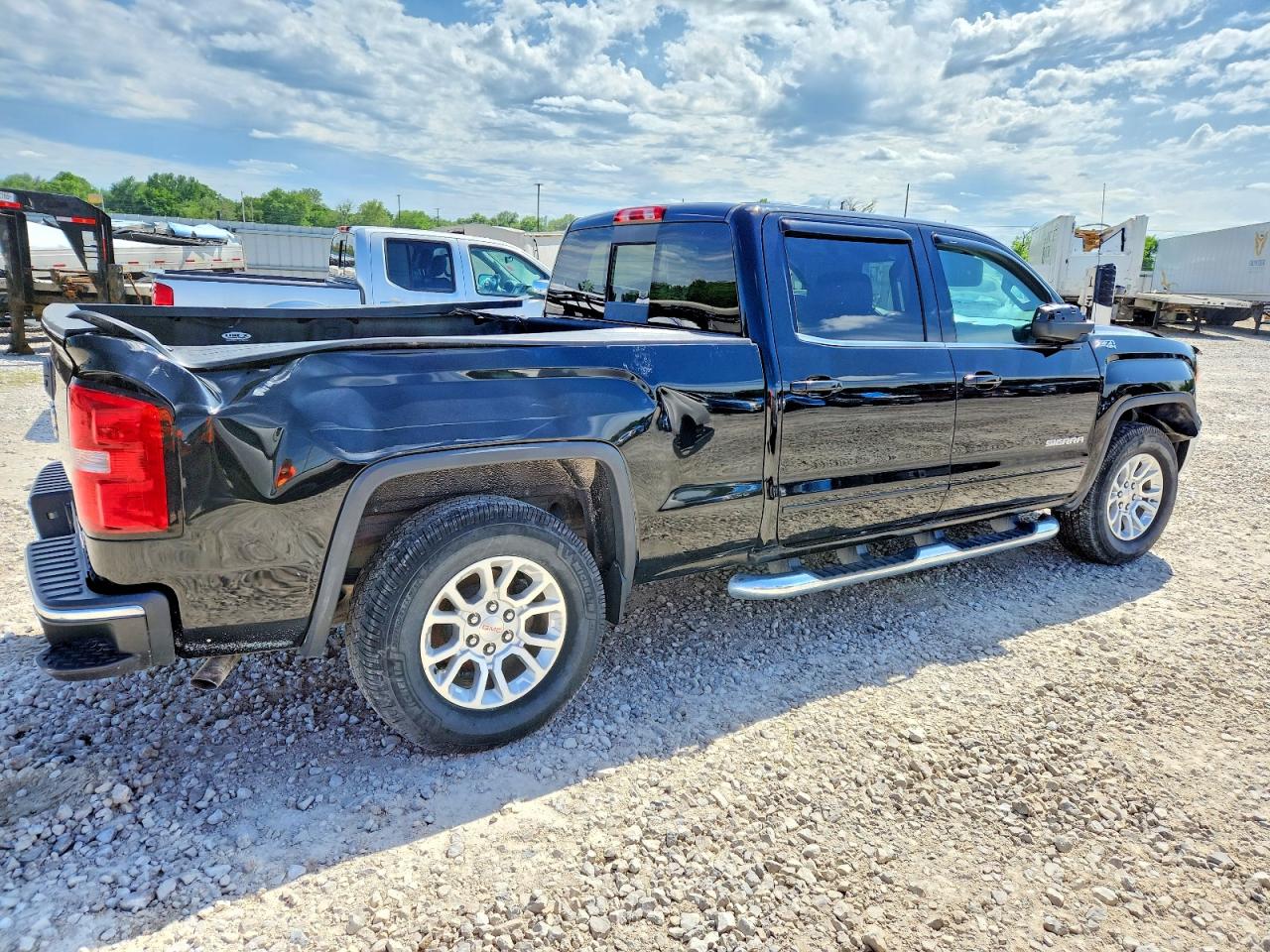 2014 Gmc Sierra K1500 Sle Black vin: 3GTU2UEC7EG180490