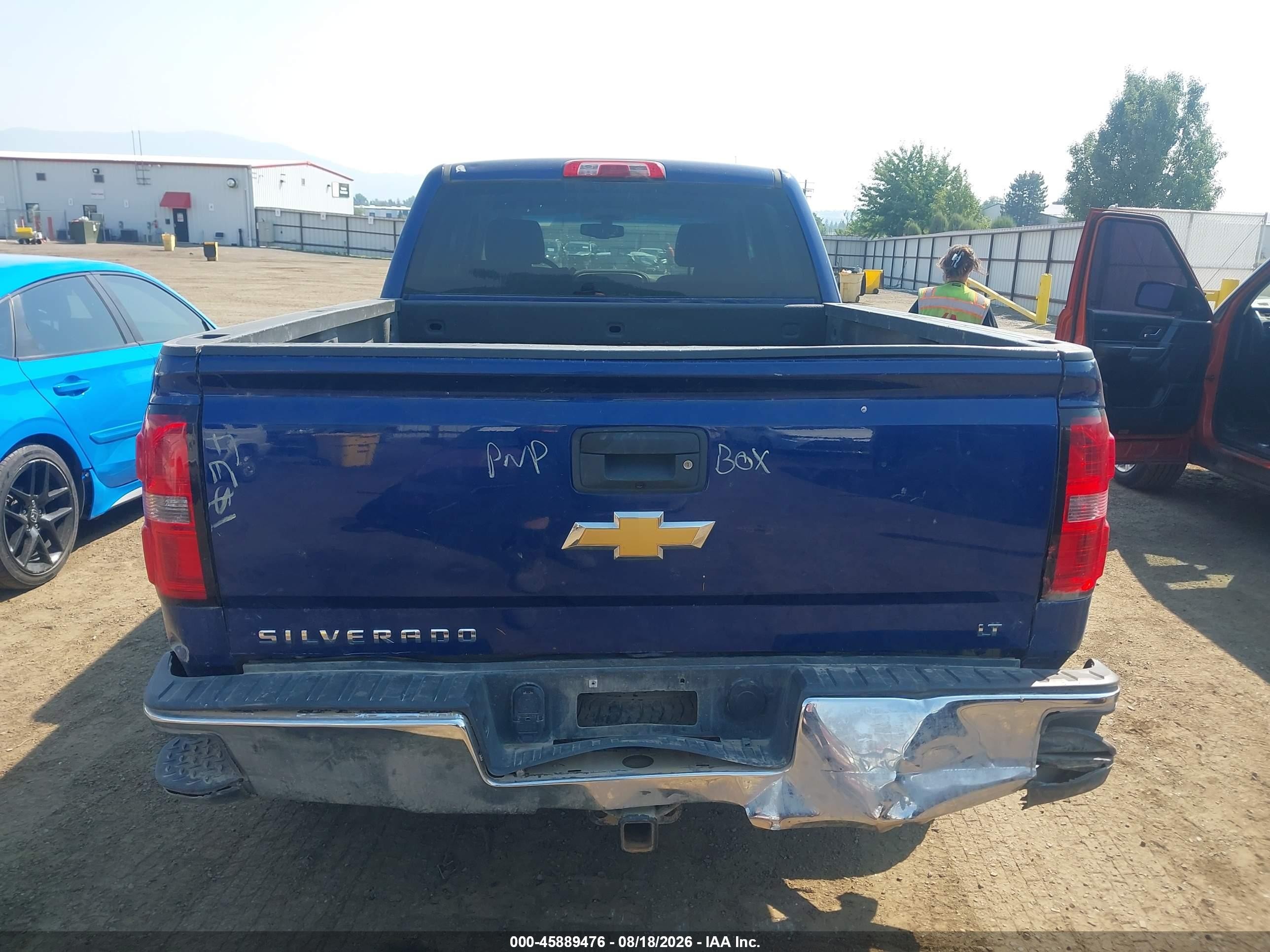 2014 Gmc Sierra 1500 Sle Синий vin: 3GTU2UEC7EG194387