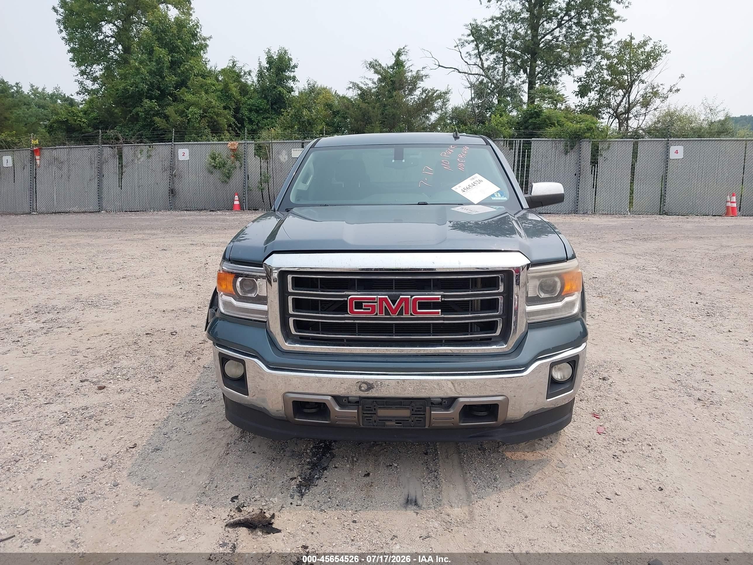 2014 Gmc Sierra 1500 Sle Синий vin: 3GTU2UEC7EG202634