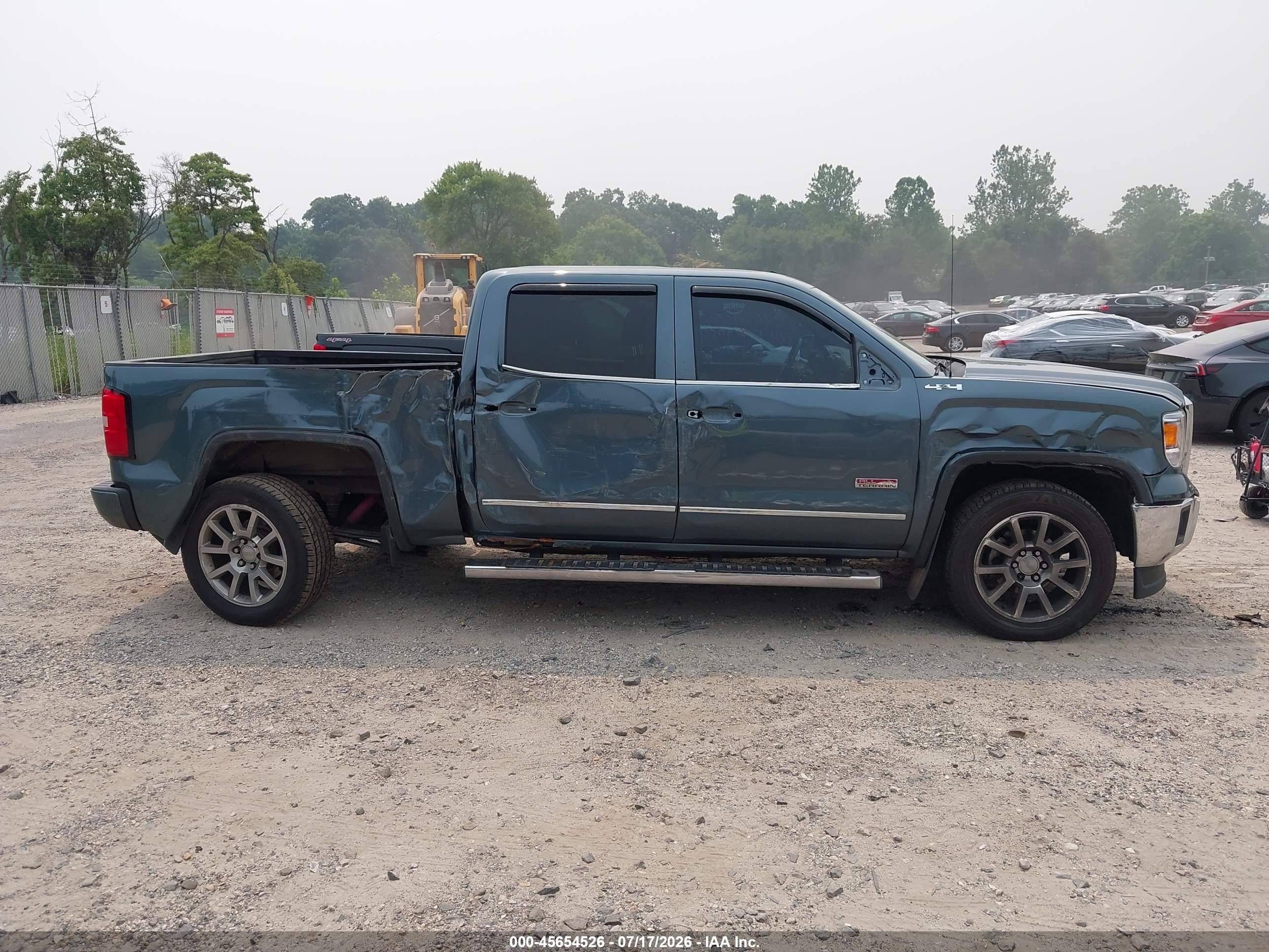 2014 Gmc Sierra 1500 Sle Синий vin: 3GTU2UEC7EG202634