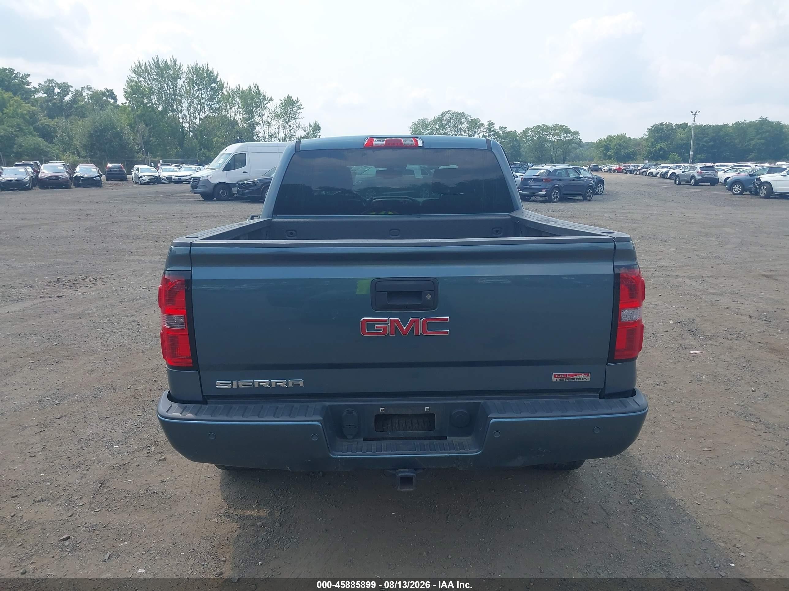2014 Gmc Sierra 1500 Sle Light Blue vin: 3GTU2UEC7EG202634