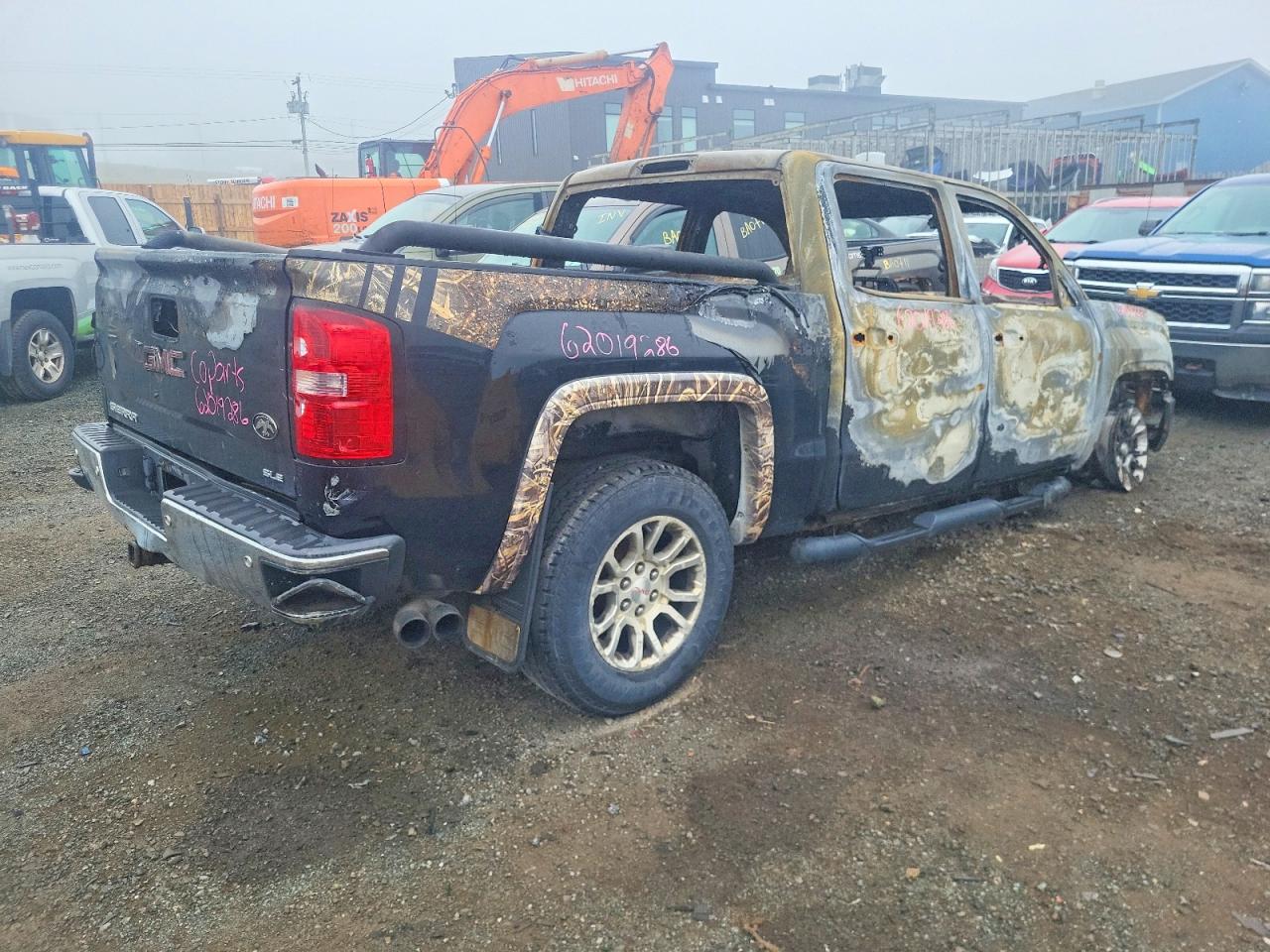 2014 Gmc Sierra K1500 Sle Burn vin: 3GTU2UEC7EG315953