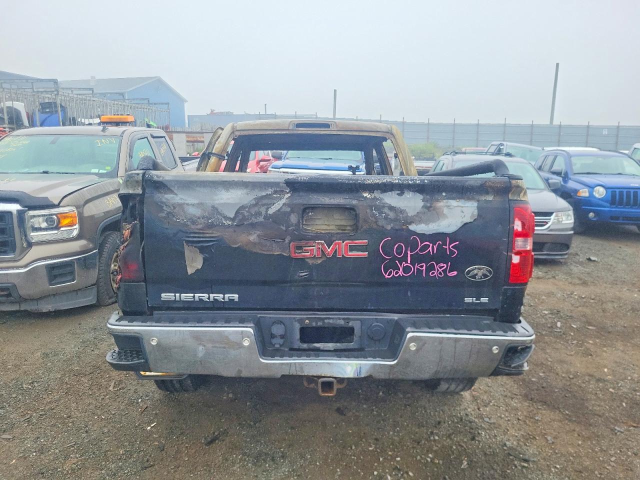 2014 Gmc Sierra K1500 Sle Burn vin: 3GTU2UEC7EG315953