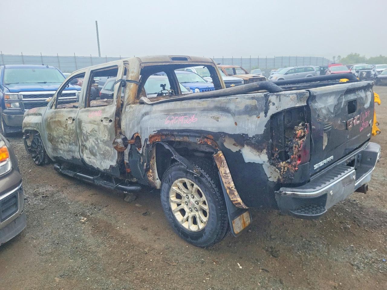 2014 Gmc Sierra K1500 Sle Burn vin: 3GTU2UEC7EG315953