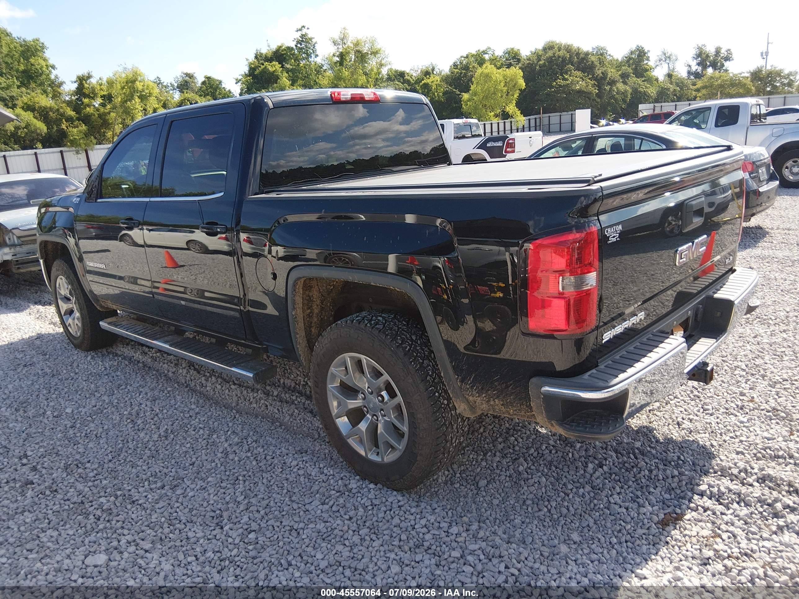 2014 Gmc Sierra 1500 Sle Black vin: 3GTU2UEC7EG333885