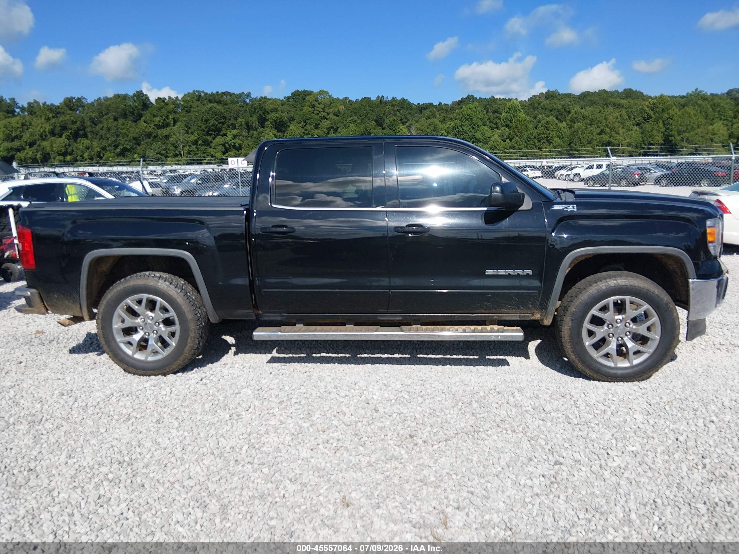 2014 Gmc Sierra 1500 Sle Black vin: 3GTU2UEC7EG333885
