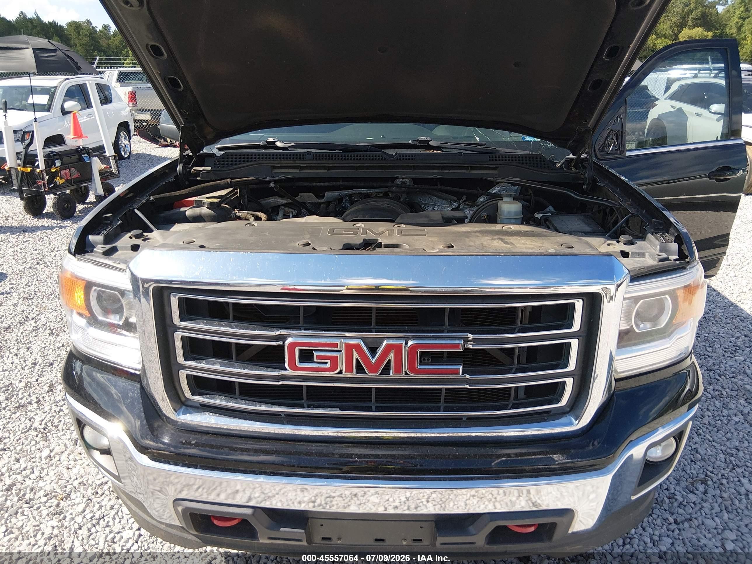 2014 Gmc Sierra 1500 Sle Black vin: 3GTU2UEC7EG333885