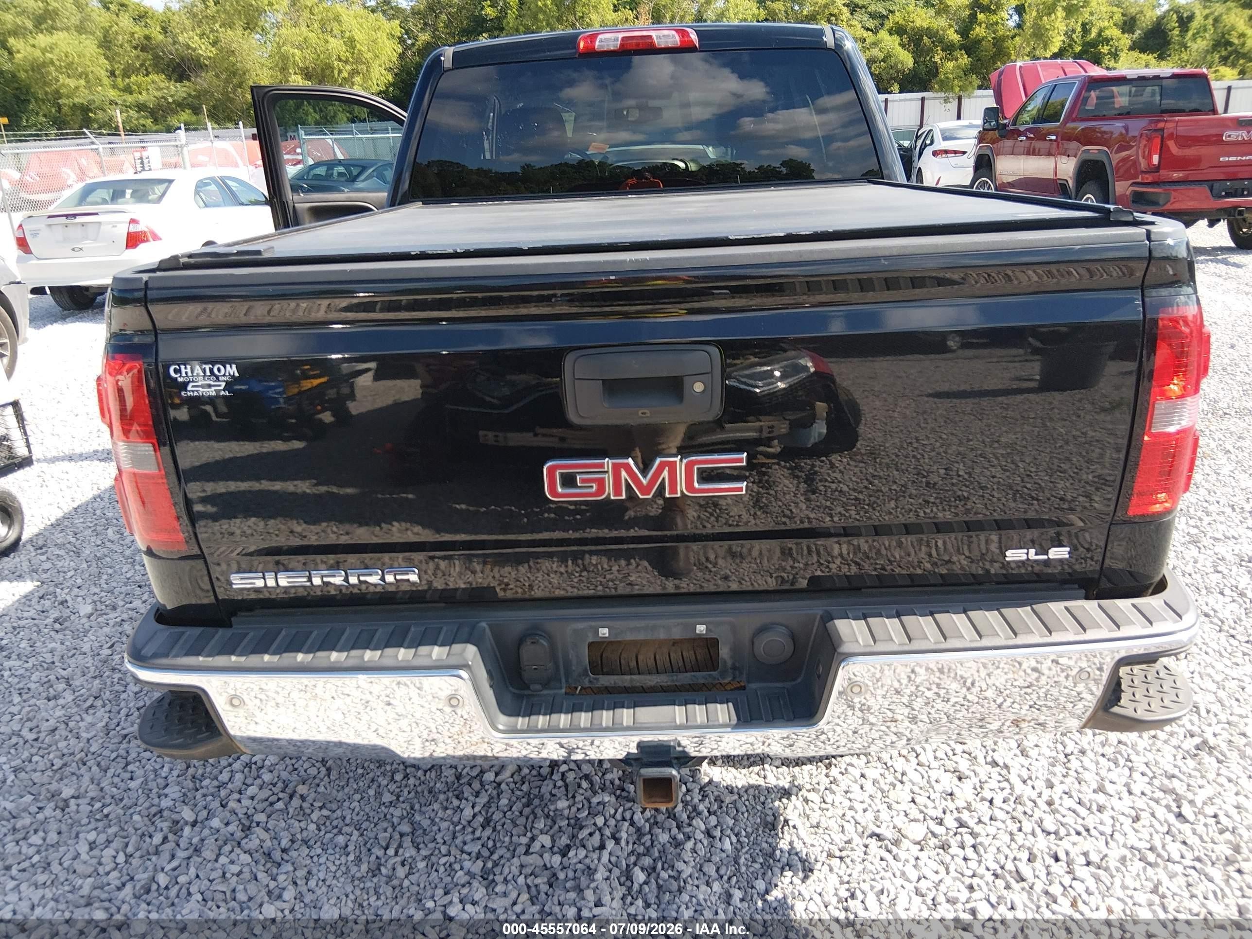 2014 Gmc Sierra 1500 Sle Black vin: 3GTU2UEC7EG333885