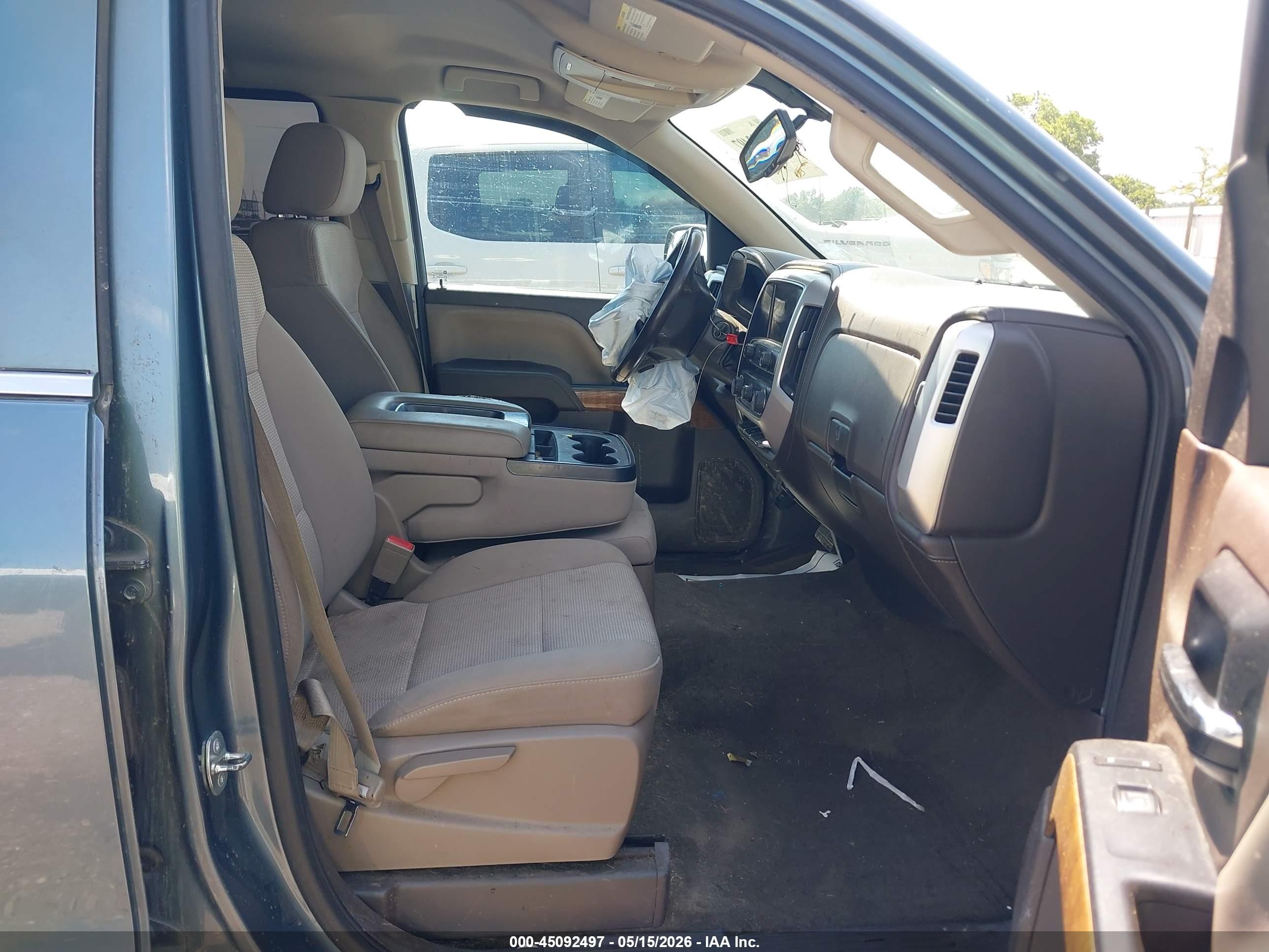 2014 Gmc Sierra 1500 Sle Blue vin: 3GTU2UEC7EG416734