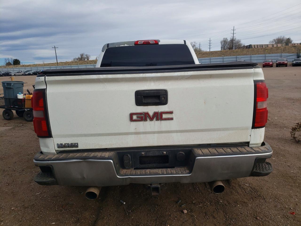 2014 Gmc Seirra1500 White vin: 3GTU2UEC7EG436207