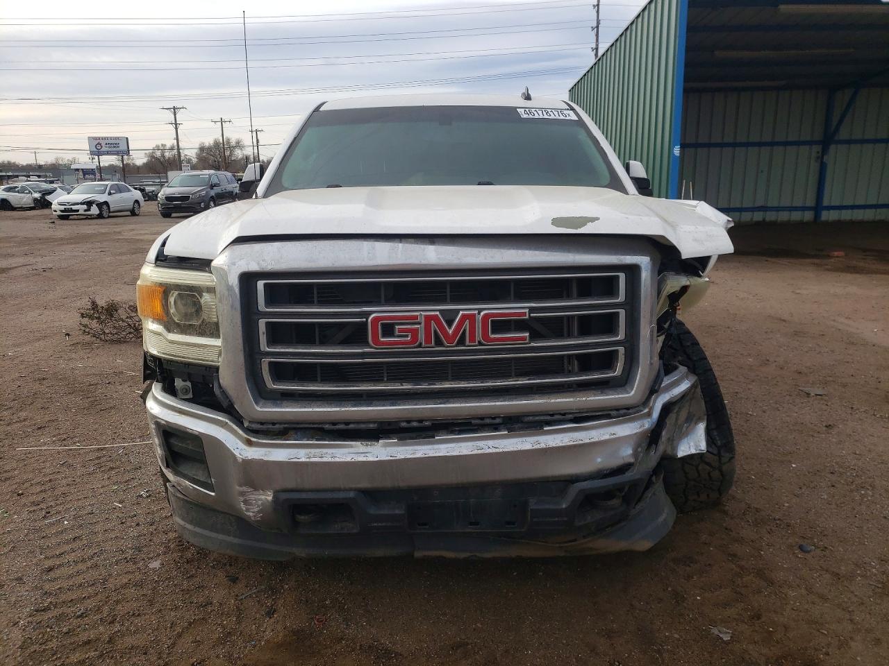 2014 Gmc Seirra1500 White vin: 3GTU2UEC7EG436207