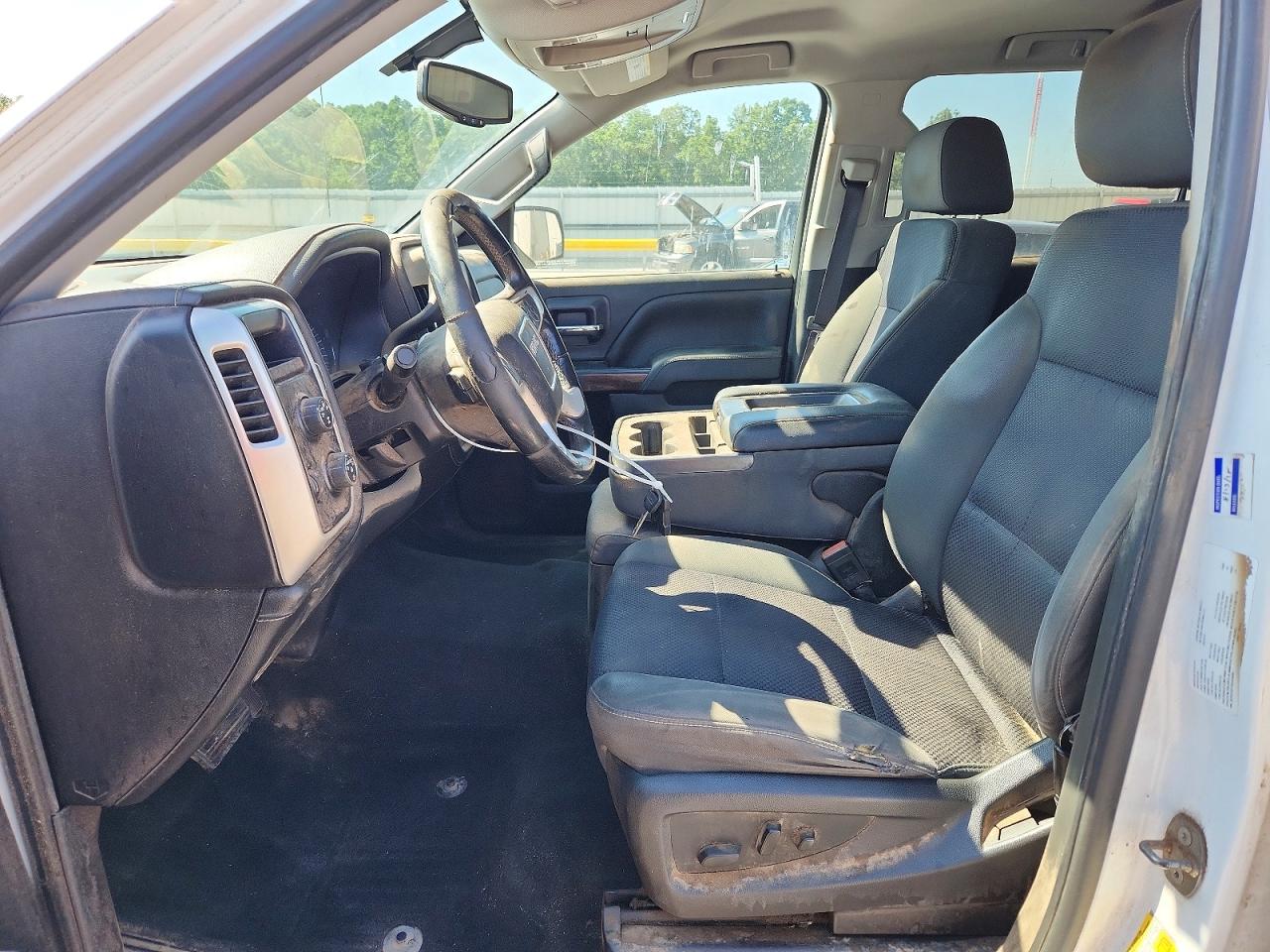 2014 Gmc Sierra K1500 Sle White vin: 3GTU2UEC7EG438099