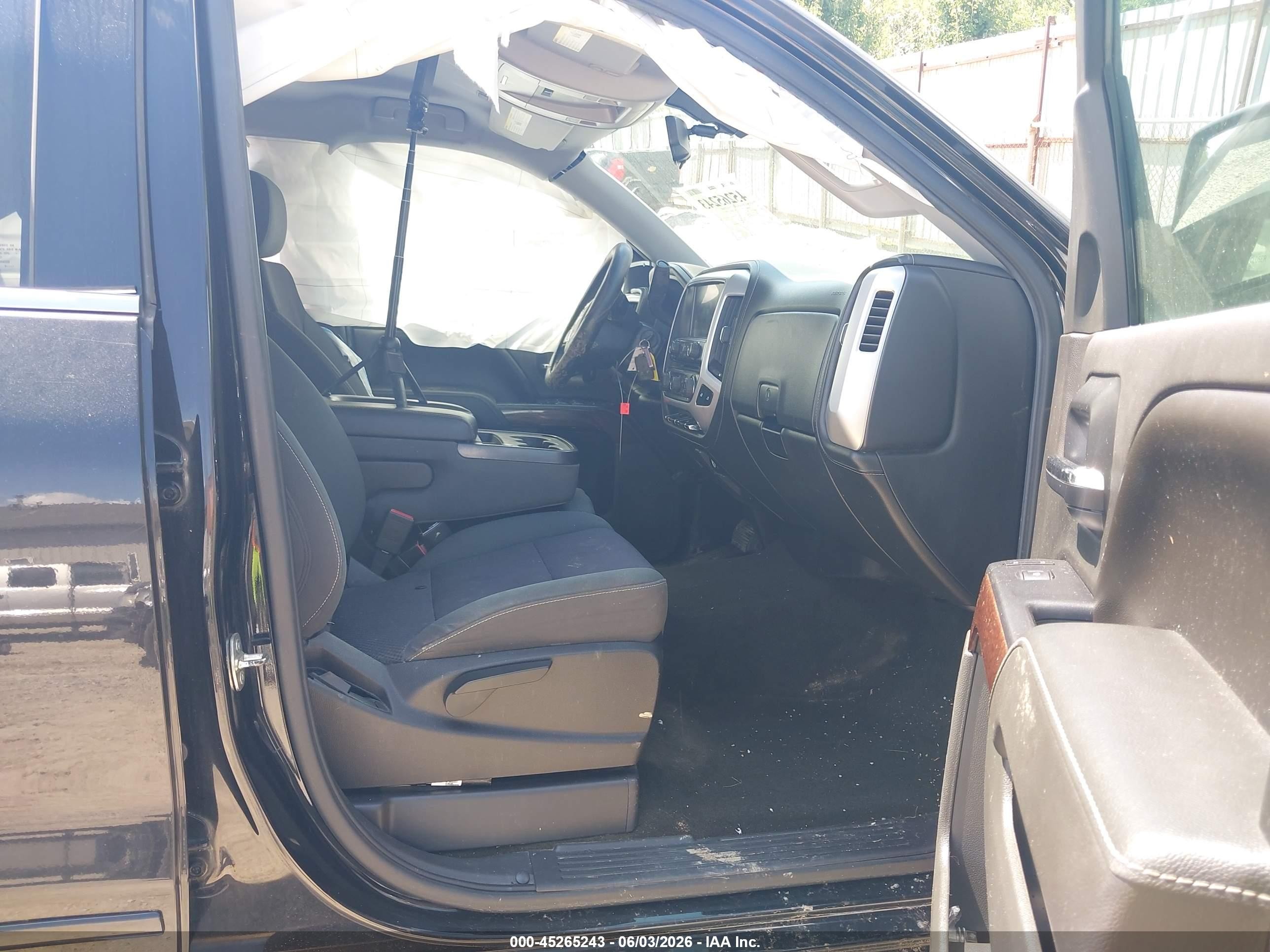 2015 Gmc Sierra 1500 Sle Black vin: 3GTU2UEC7FG140881