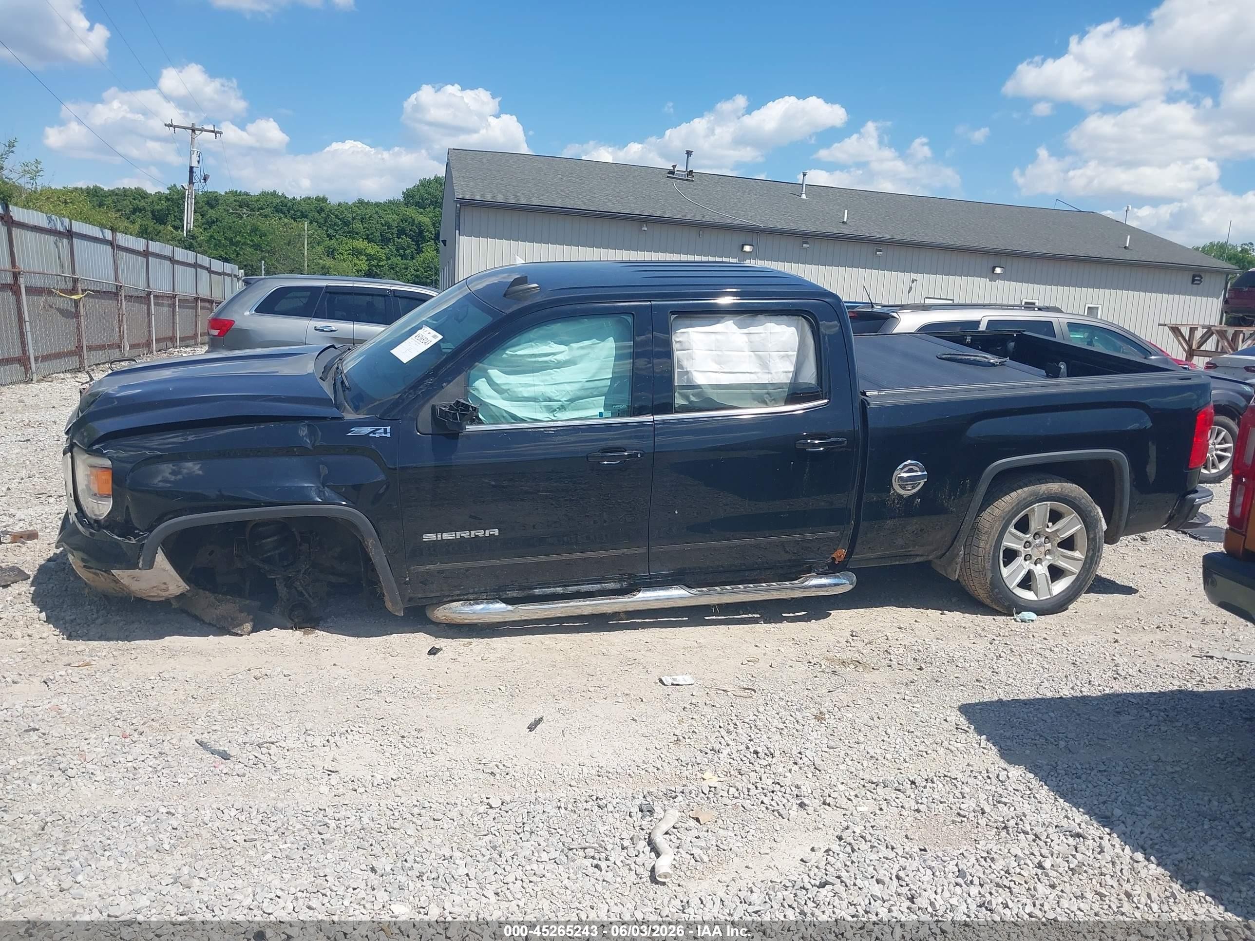 2015 Gmc Sierra 1500 Sle Black vin: 3GTU2UEC7FG140881