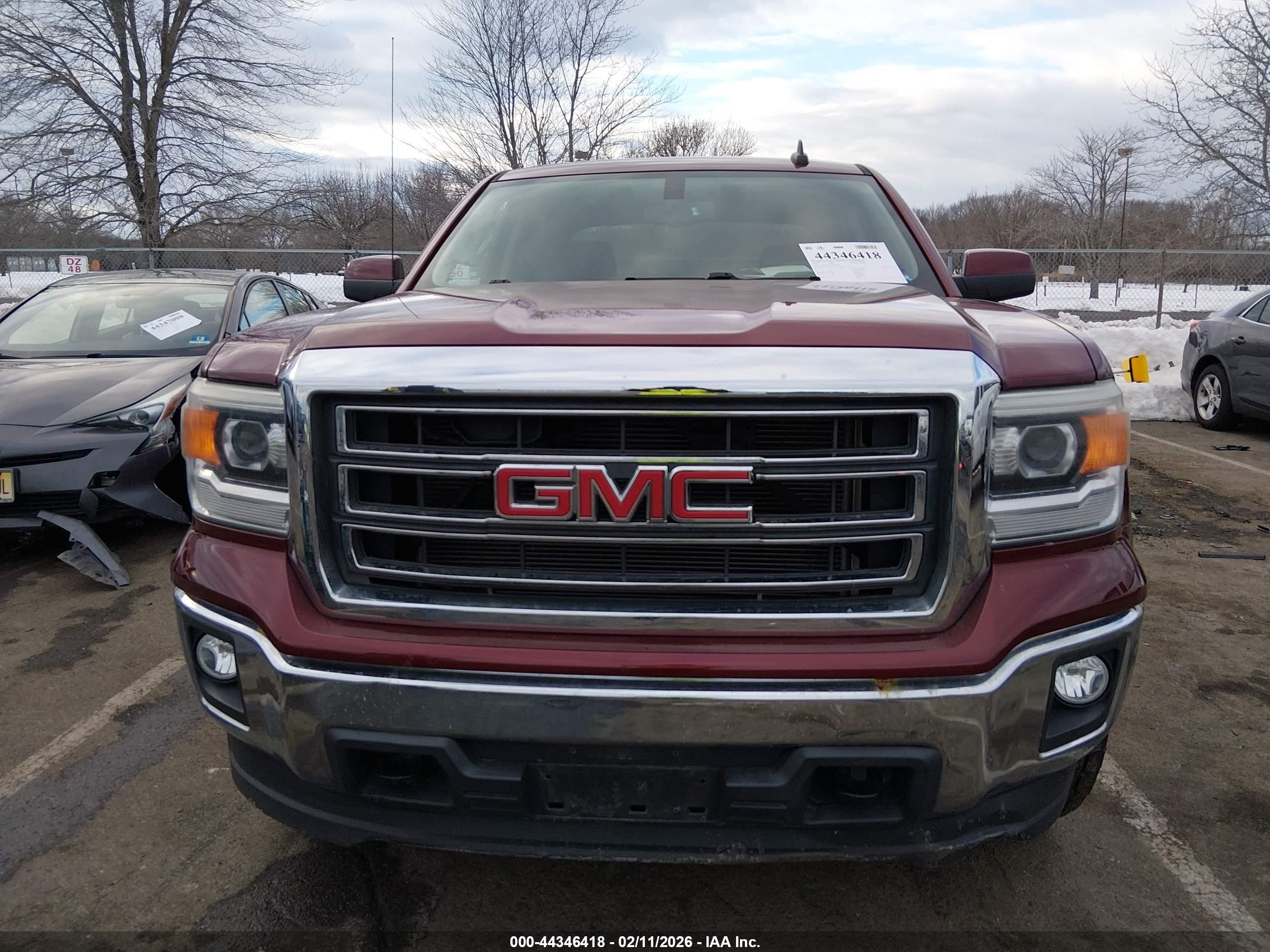2015 Gmc Sierra 1500 Sle Красный vin: 3GTU2UEC7FG179552