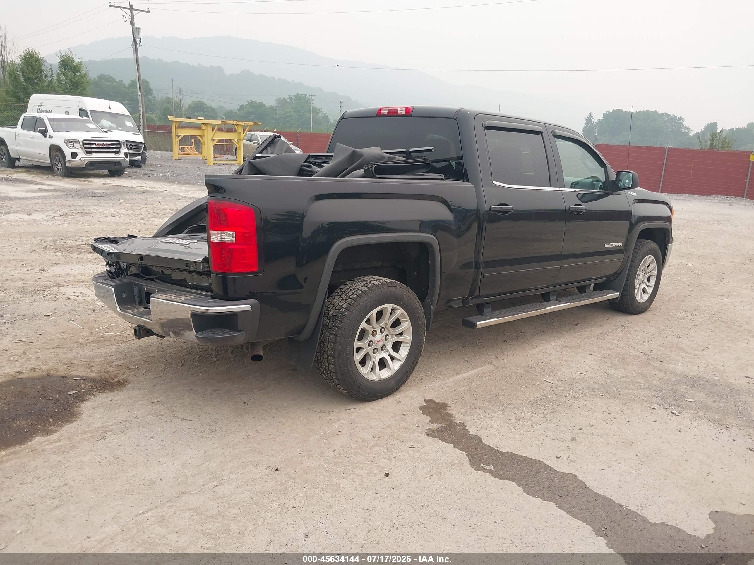 2015 Gmc Sierra 1500 Sle Black vin: 3GTU2UEC7FG211450