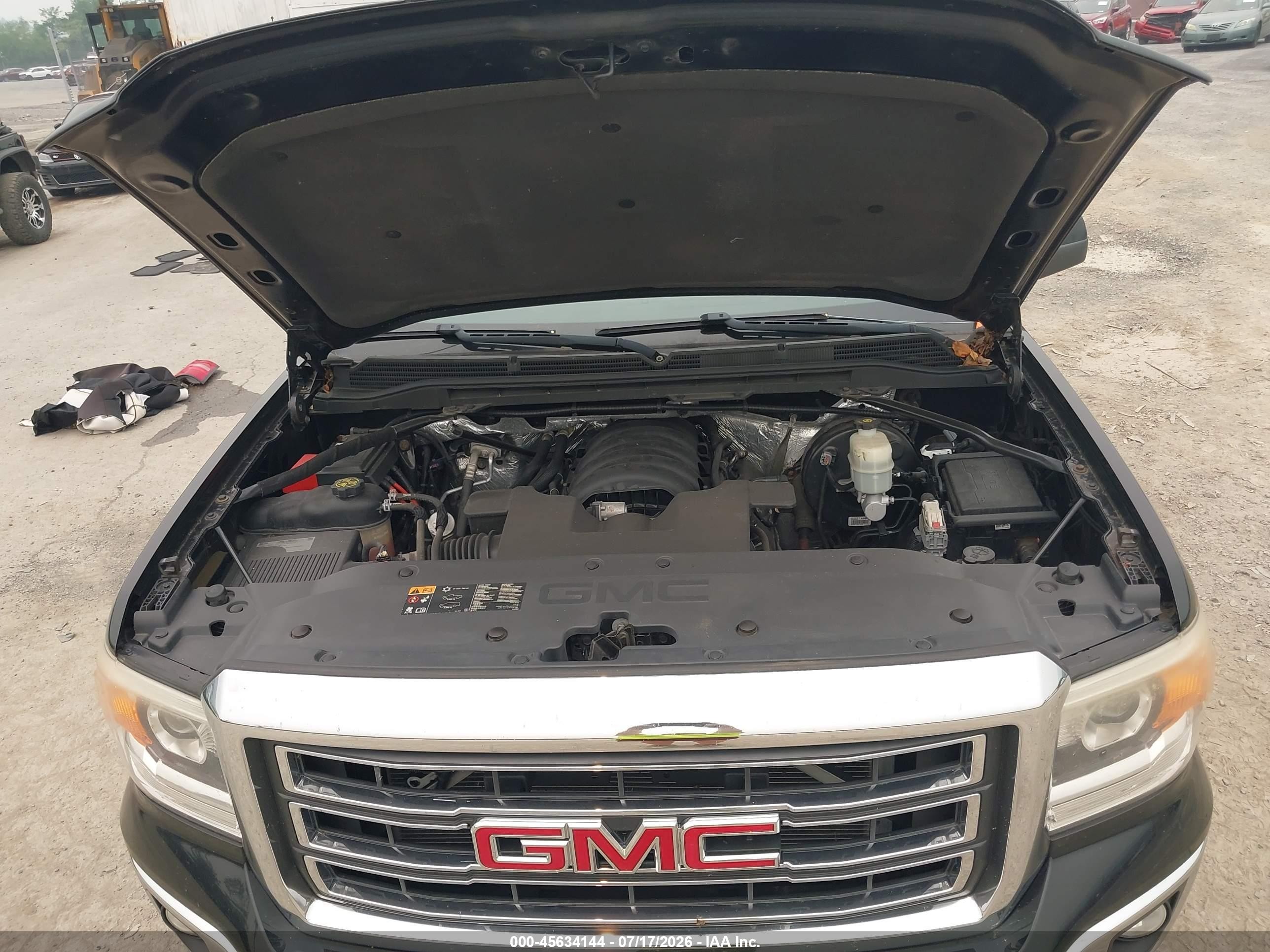 2015 Gmc Sierra 1500 Sle Black vin: 3GTU2UEC7FG211450