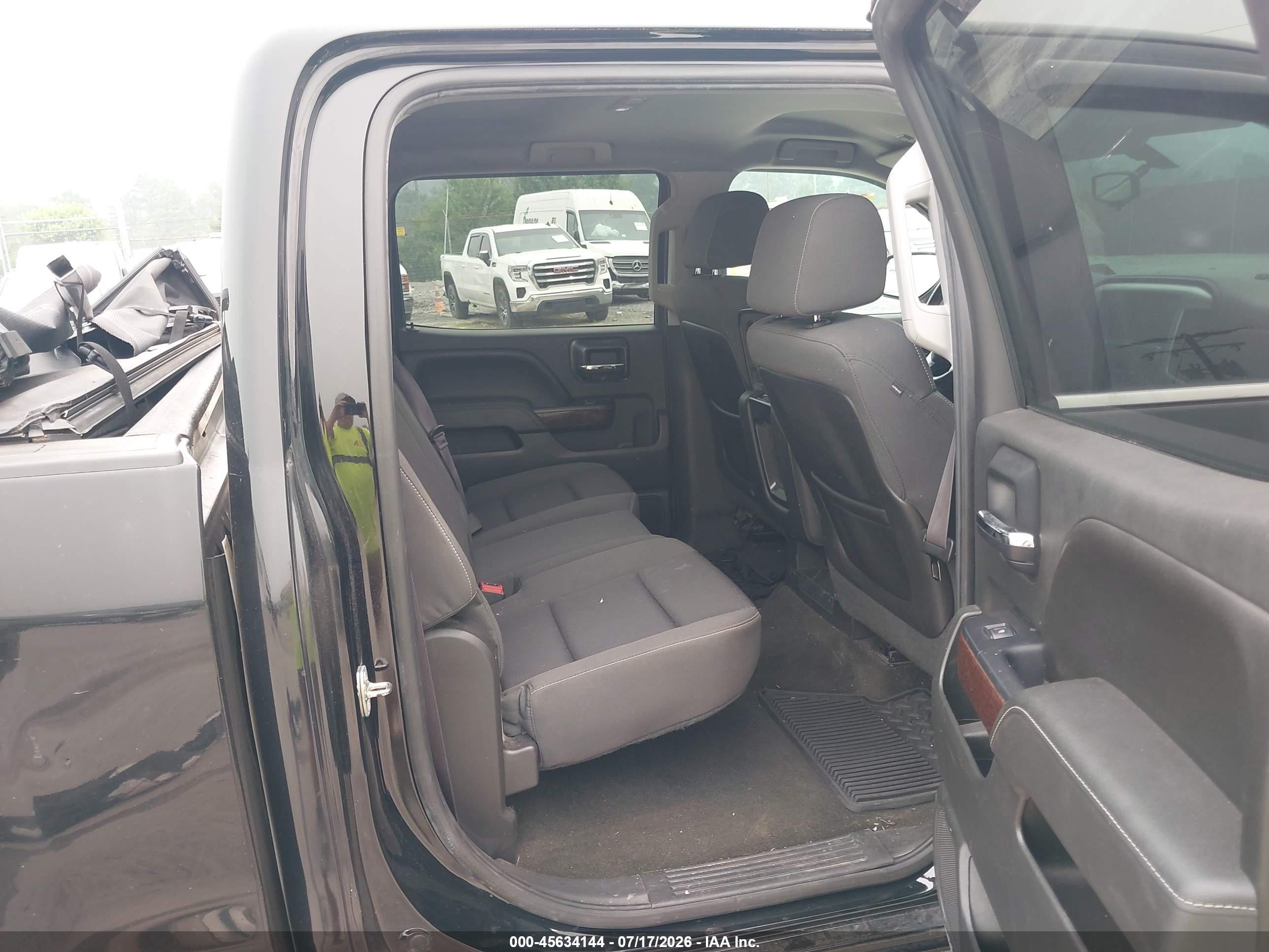 2015 Gmc Sierra 1500 Sle Black vin: 3GTU2UEC7FG211450