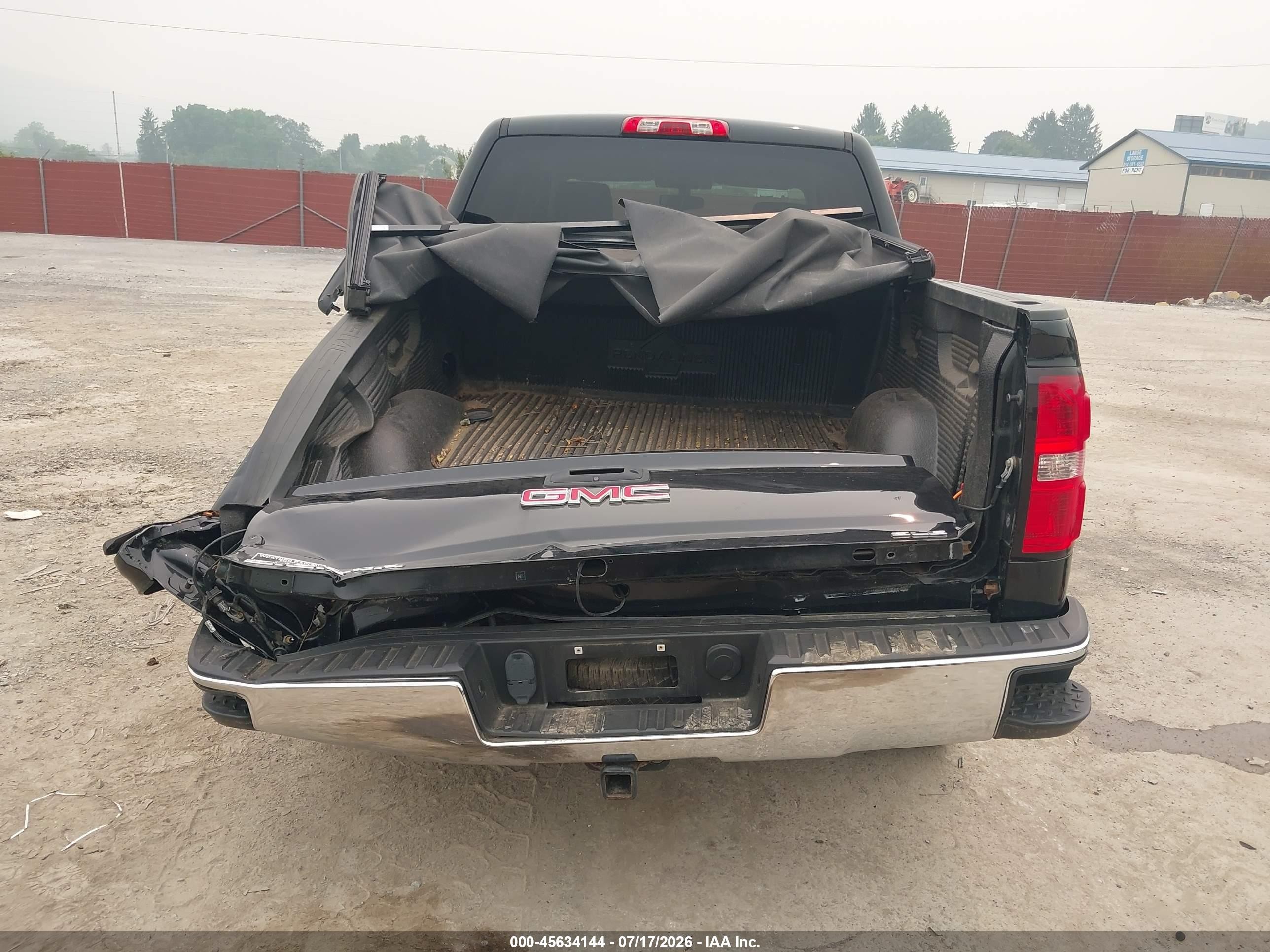 2015 Gmc Sierra 1500 Sle Black vin: 3GTU2UEC7FG211450