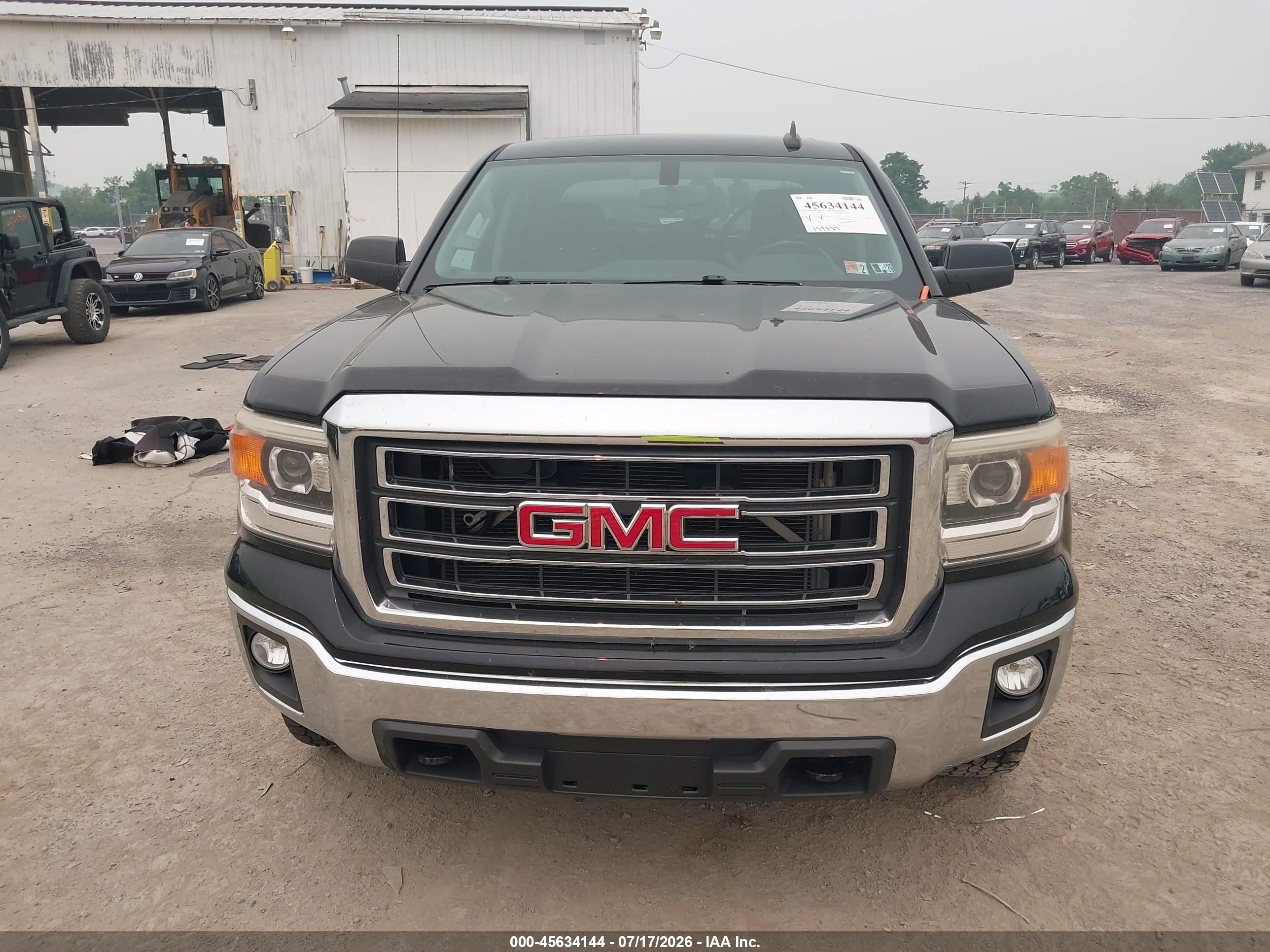 2015 Gmc Sierra 1500 Sle Black vin: 3GTU2UEC7FG211450