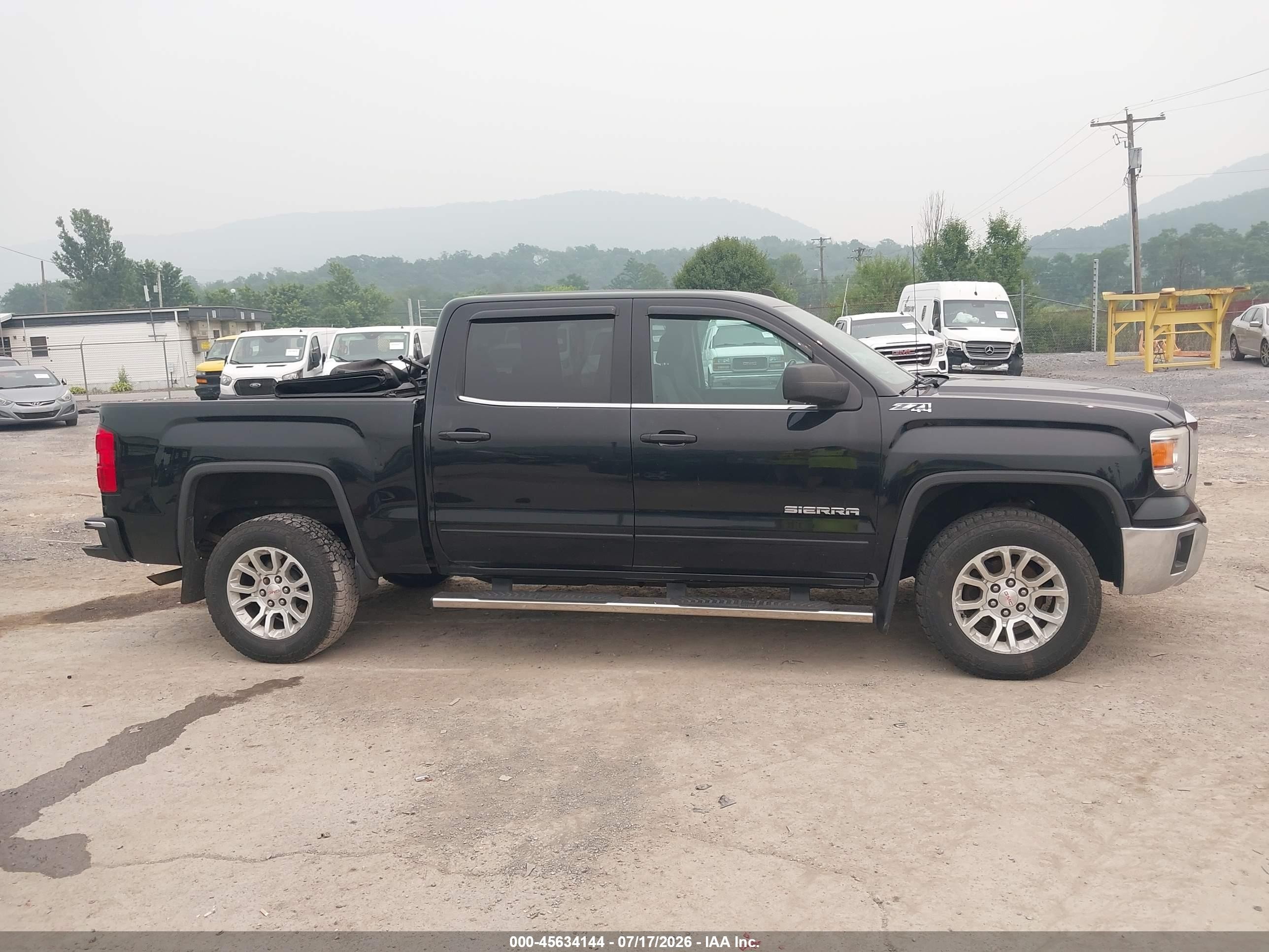 2015 Gmc Sierra 1500 Sle Black vin: 3GTU2UEC7FG211450