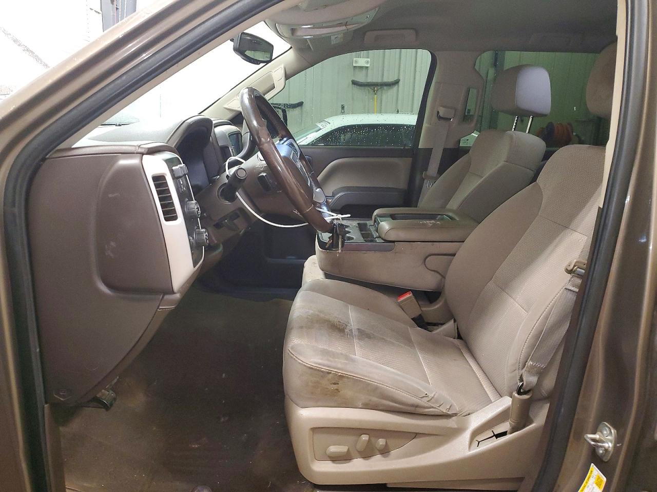 2015 Gmc Sierra K1500 Sle Коричневый vin: 3GTU2UEC7FG242214