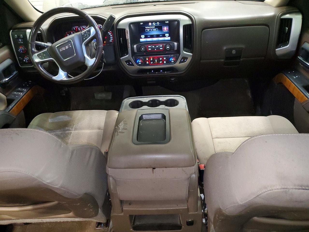 2015 Gmc Sierra K1500 Sle Коричневый vin: 3GTU2UEC7FG242214
