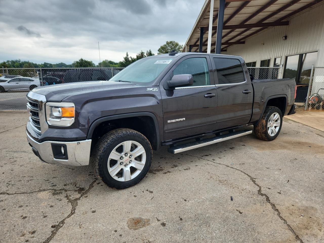 2015 Gmc Sierra K1500 Sle Charcoal vin: 3GTU2UEC7FG285337 Damage: Left Rear Door, Dent(S) W/ Paint Dmg, 2 To 3 Inches