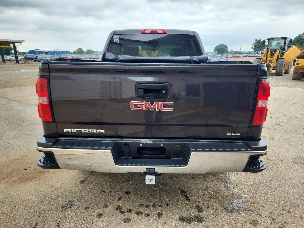 2015 Gmc Sierra K1500 Sle Charcoal vin: 3GTU2UEC7FG285337 Damage: Rear Metal Bumper Chrome, Dent(S) W/No Paint Dmg, 2 To 3 Inches