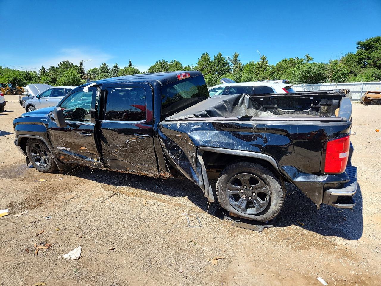 2015 Gmc Sierra K1500 Sle Black vin: 3GTU2UEC7FG333368