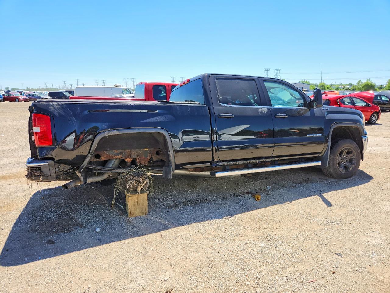 2015 Gmc Sierra K1500 Sle Black vin: 3GTU2UEC7FG333368