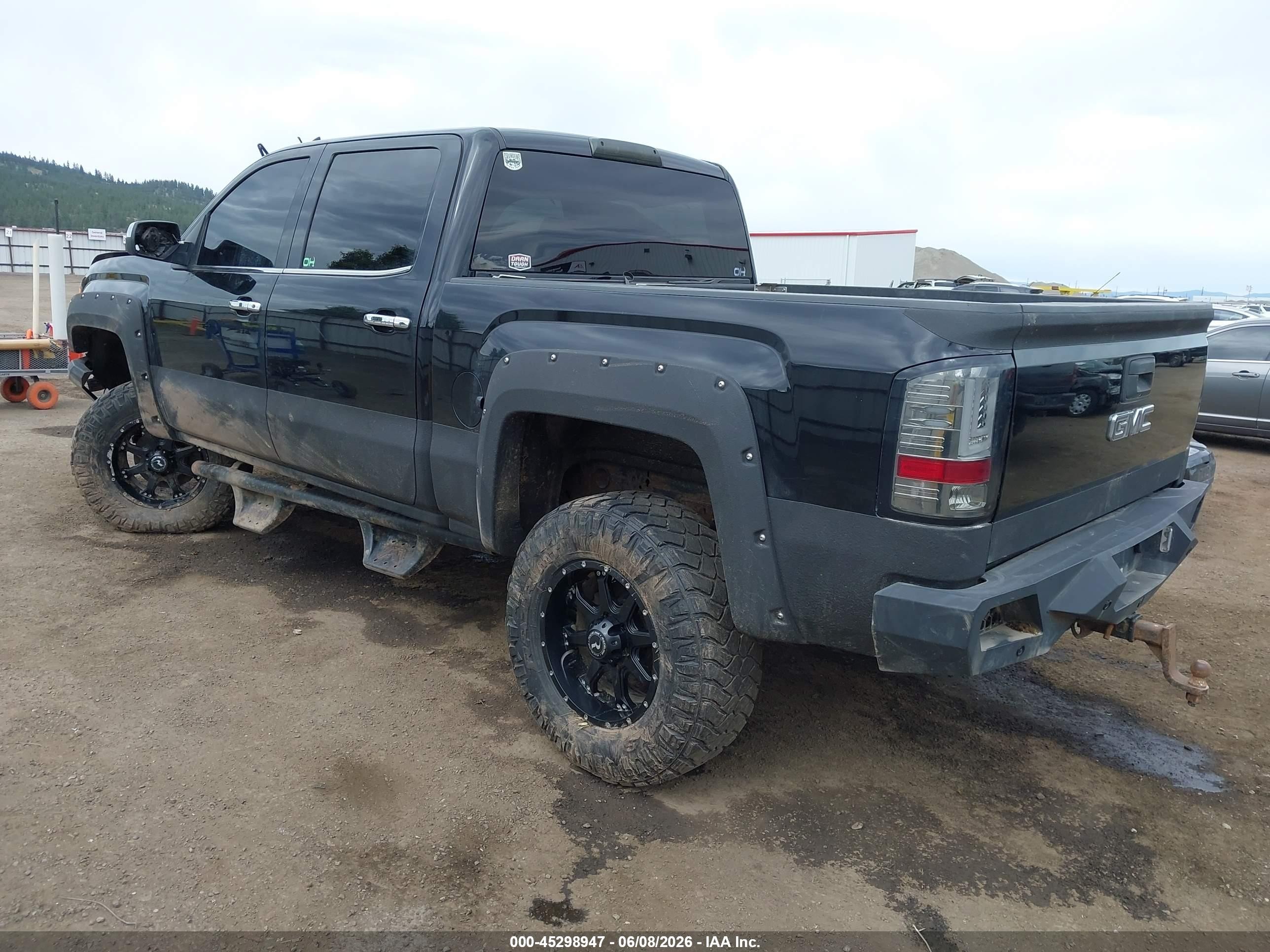 2015 Gmc Sierra 1500 Sle Black vin: 3GTU2UEC7FG347612