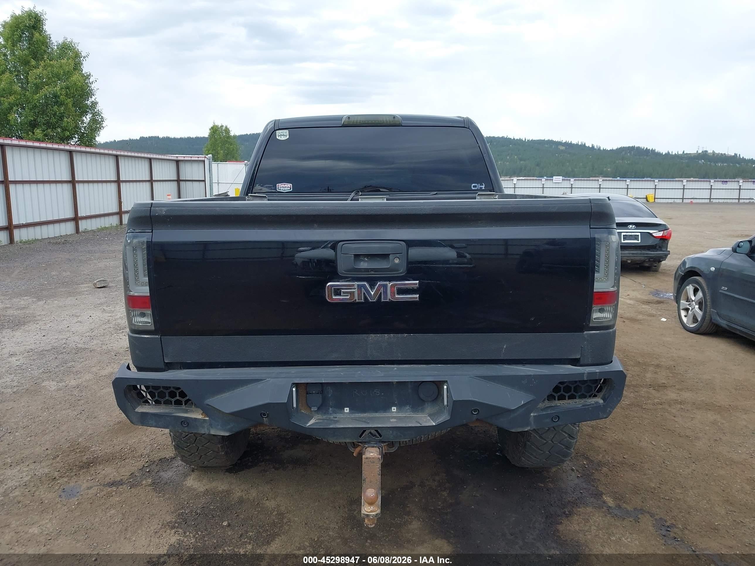 2015 Gmc Sierra 1500 Sle Black vin: 3GTU2UEC7FG347612