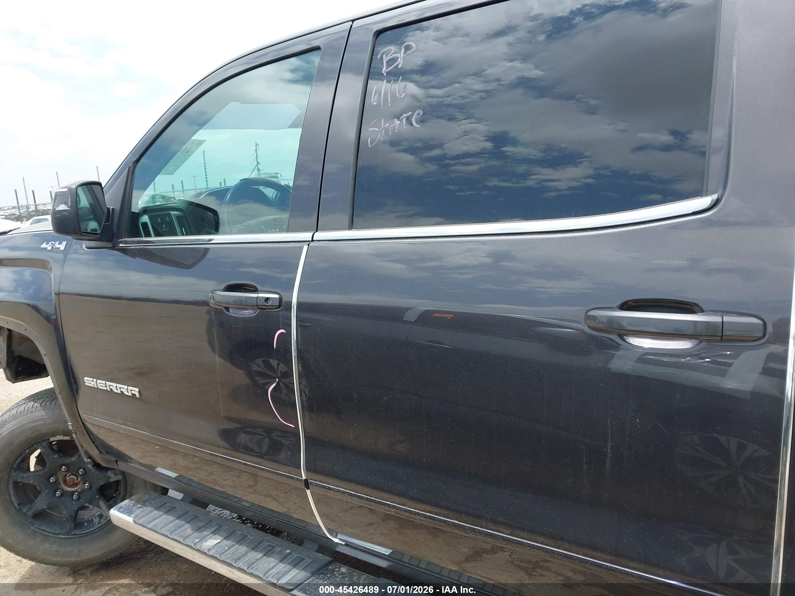 2015 Gmc Sierra 1500 Sle Black vin: 3GTU2UEC7FG363907