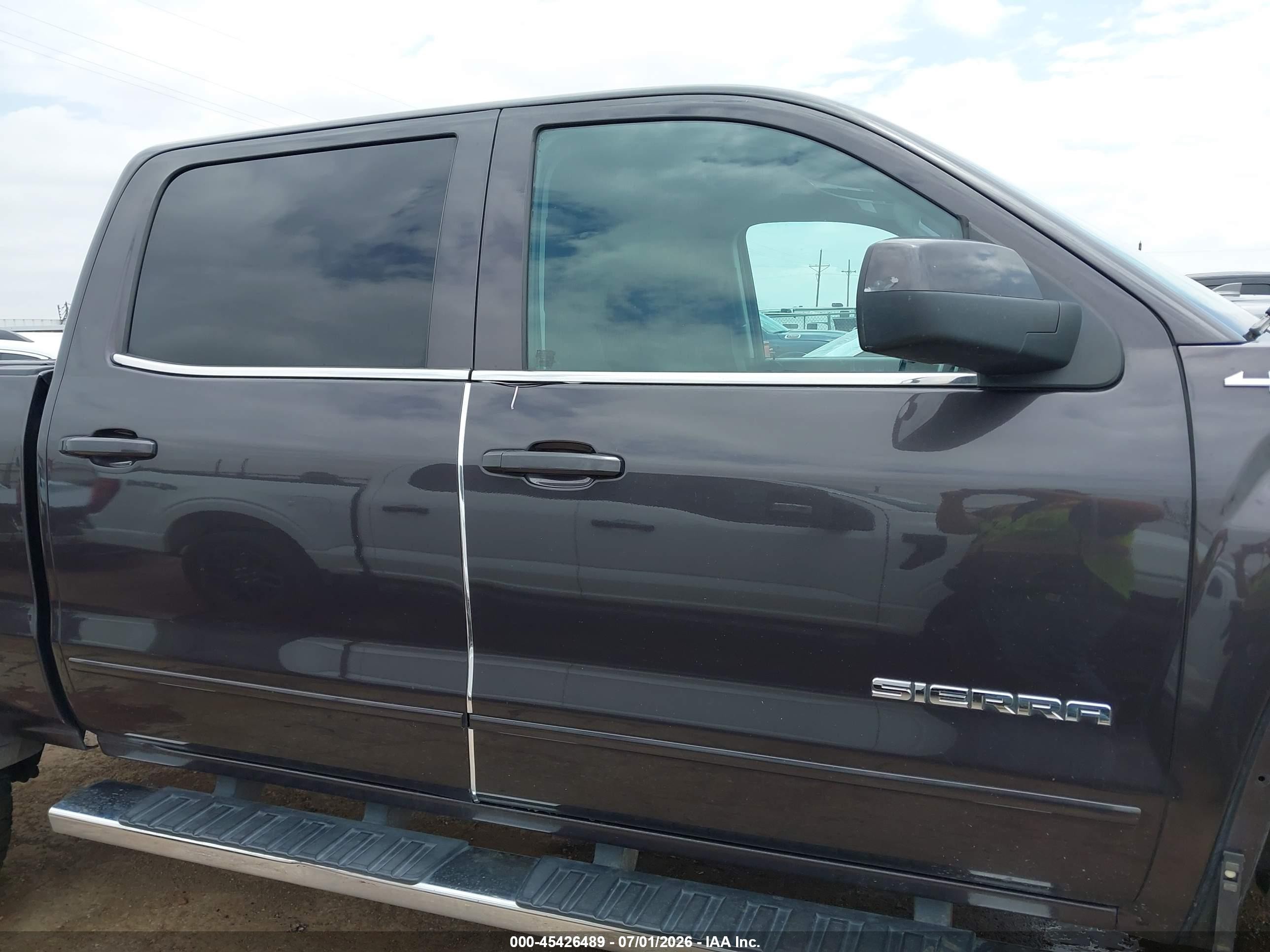2015 Gmc Sierra 1500 Sle Black vin: 3GTU2UEC7FG363907