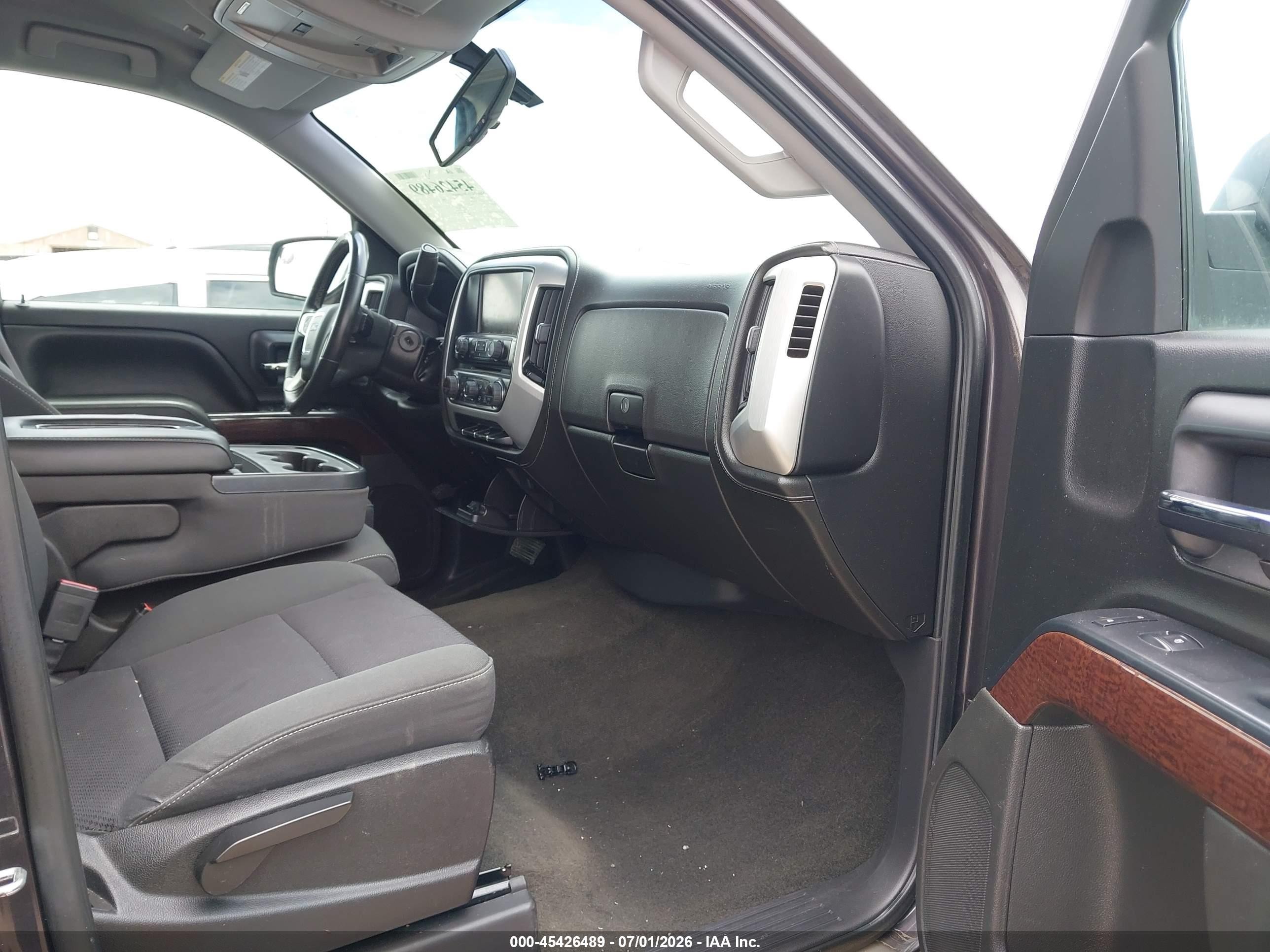 2015 Gmc Sierra 1500 Sle Black vin: 3GTU2UEC7FG363907