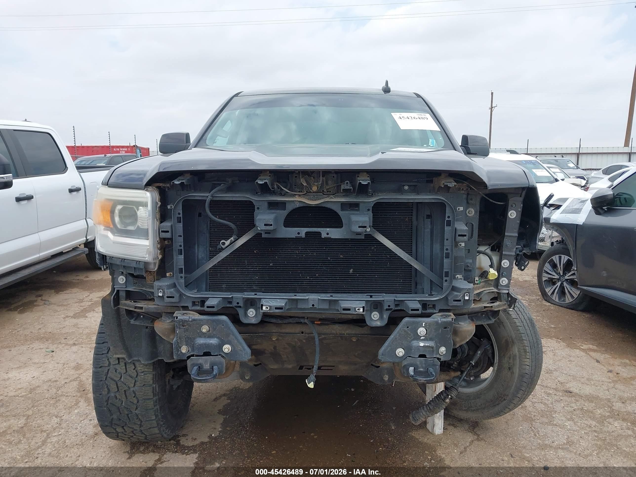 2015 Gmc Sierra 1500 Sle Black vin: 3GTU2UEC7FG363907