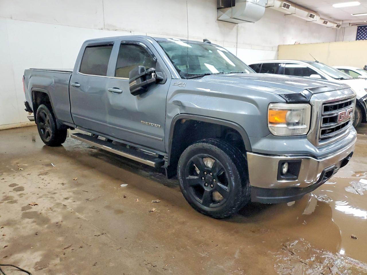 2015 Gmc Sierra K1500 Sle Gray vin: 3GTU2UEC7FG505169