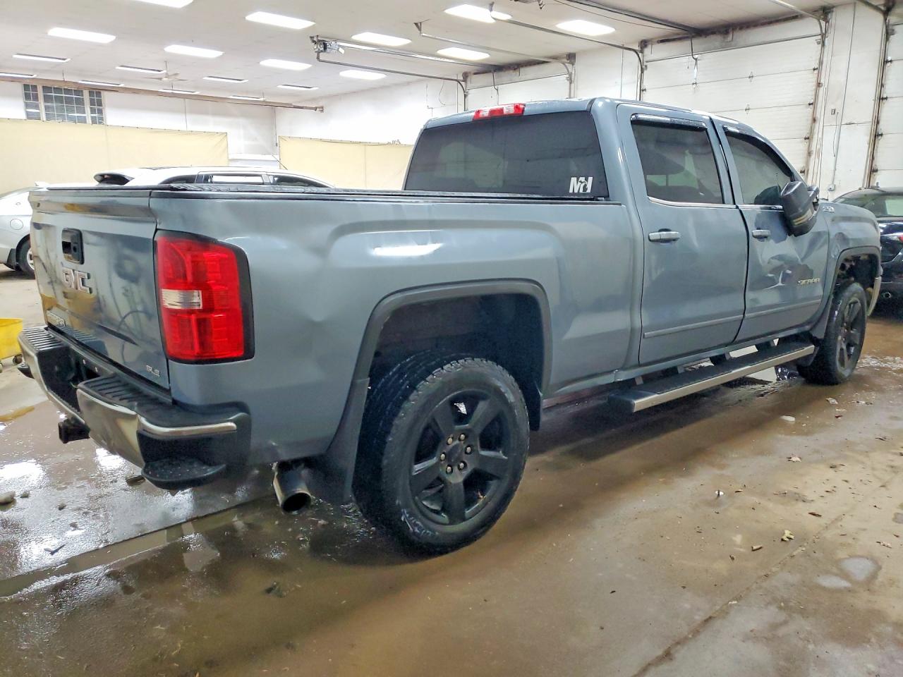 2015 Gmc Sierra K1500 Sle Gray vin: 3GTU2UEC7FG505169