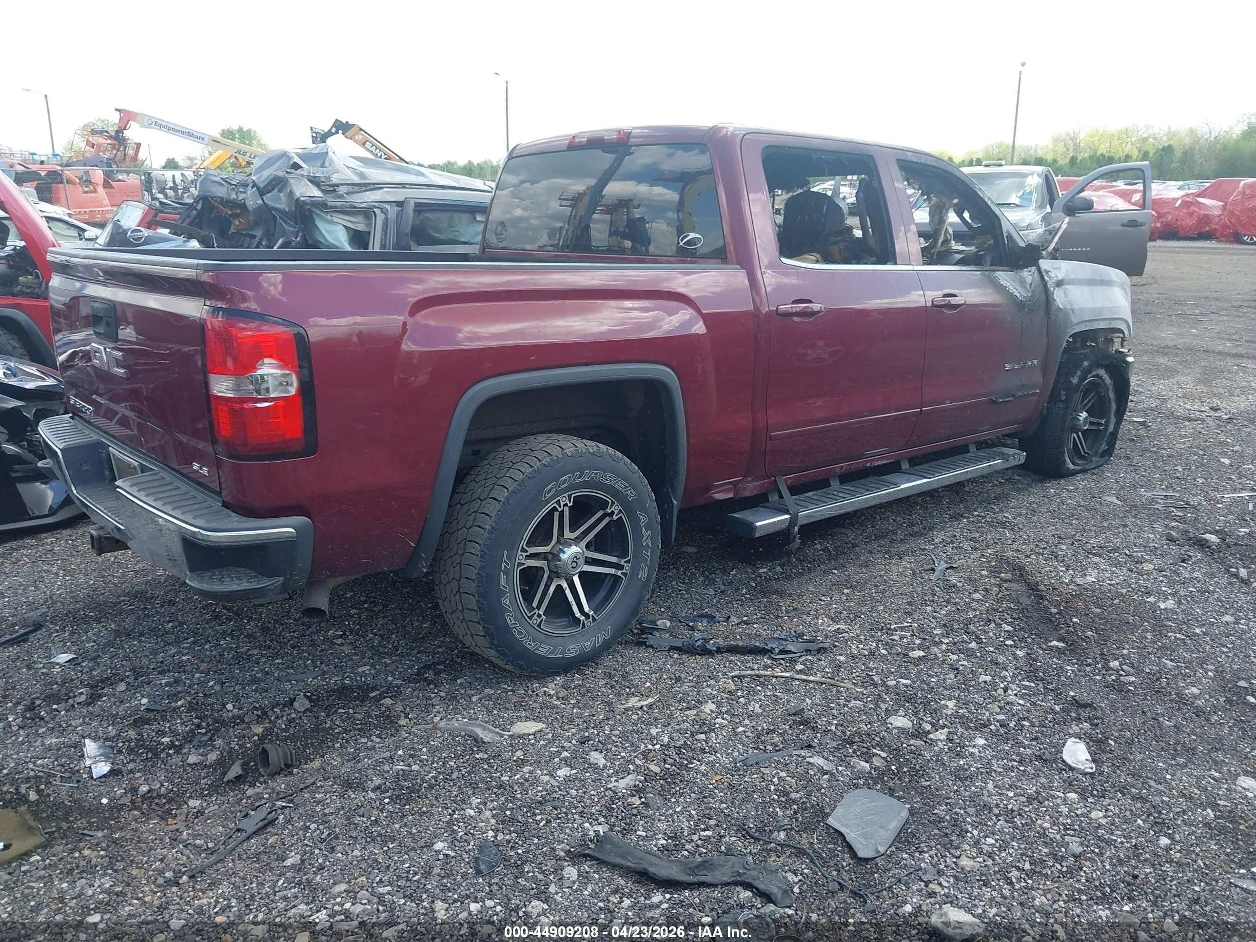 2014 Gmc Sierra 1500 Sle Темно-бордовый vin: 3GTU2UEC8EG126406