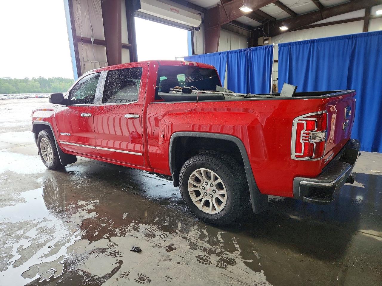 2014 Gmc Sierra K1500 Sle Red vin: 3GTU2UEC8EG150608