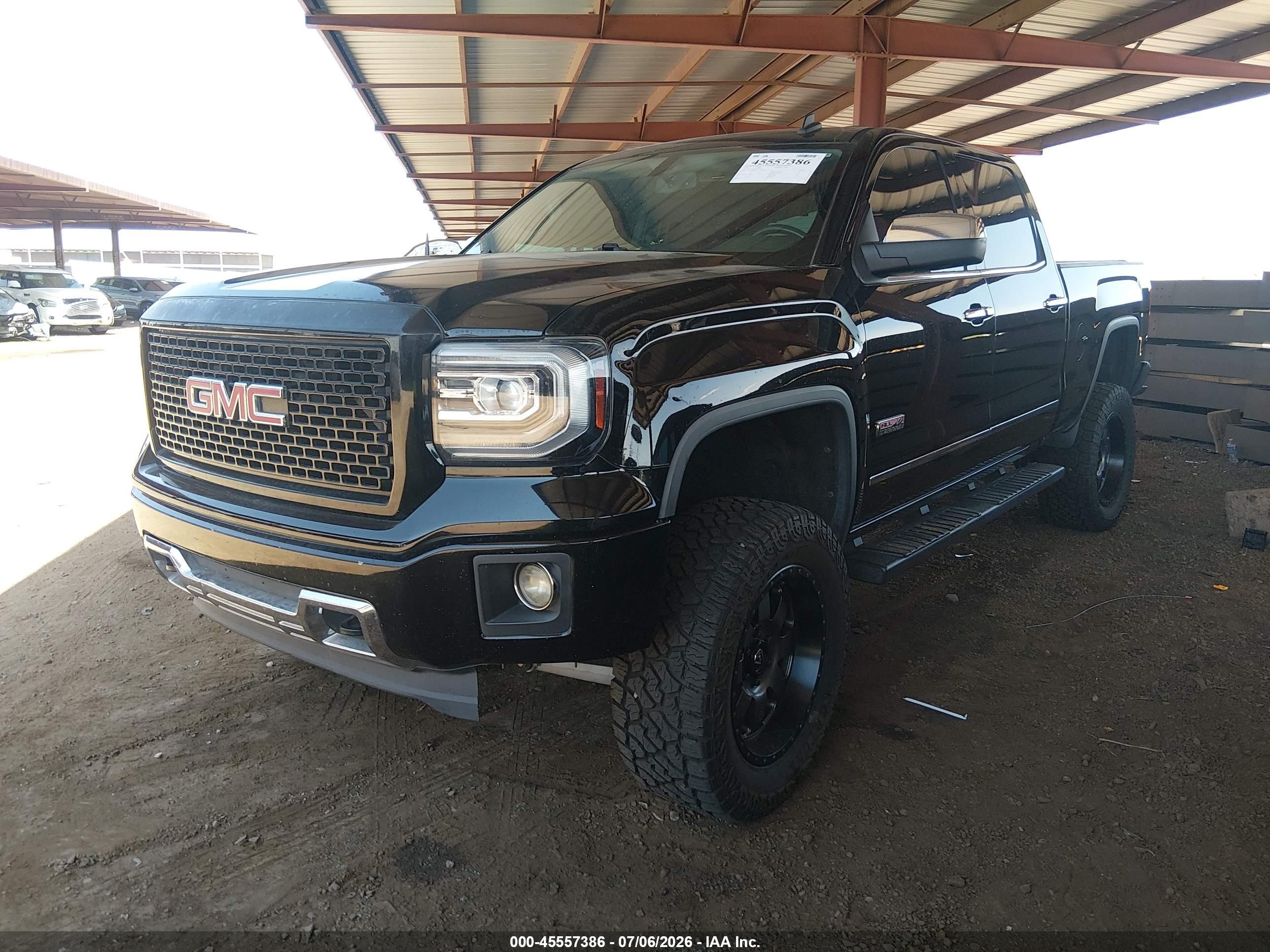 2014 Gmc Sierra 1500 Sle Black vin: 3GTU2UEC8EG315752