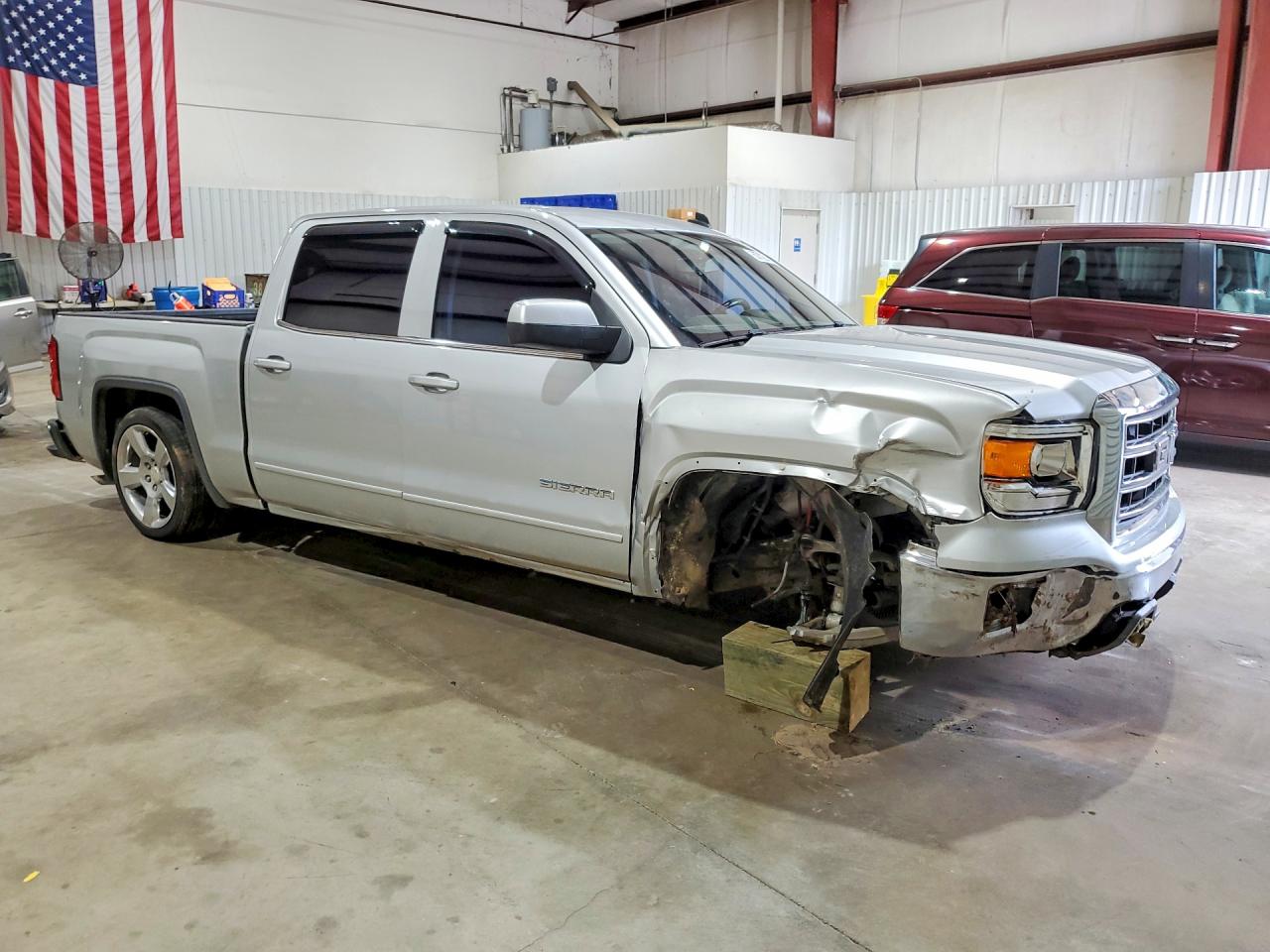 2014 Gmc Sierra K1500 Sle Silver vin: 3GTU2UEC8EG469975