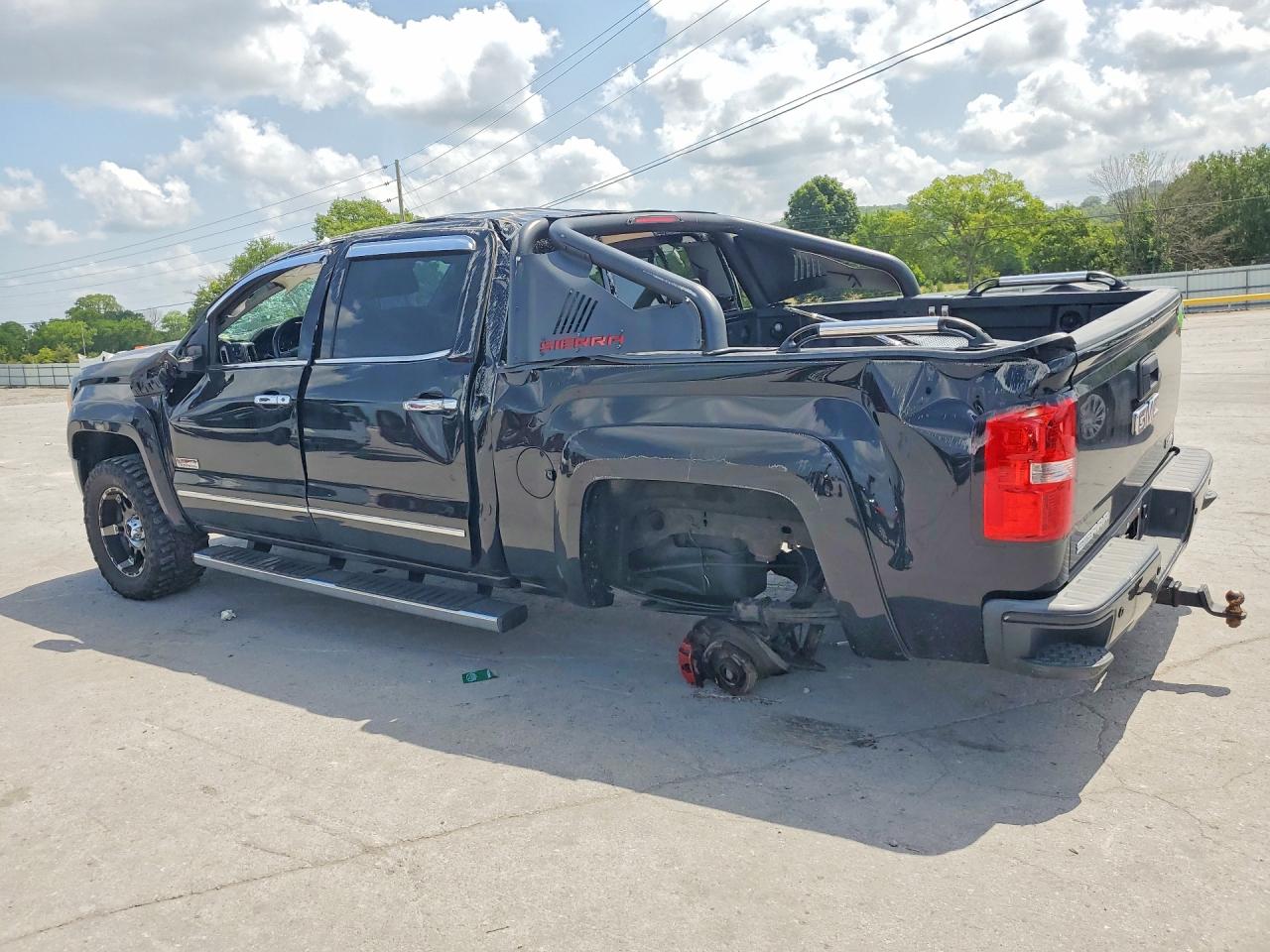 2015 Gmc Sierra K1500 Sle Black vin: 3GTU2UEC8FG107503