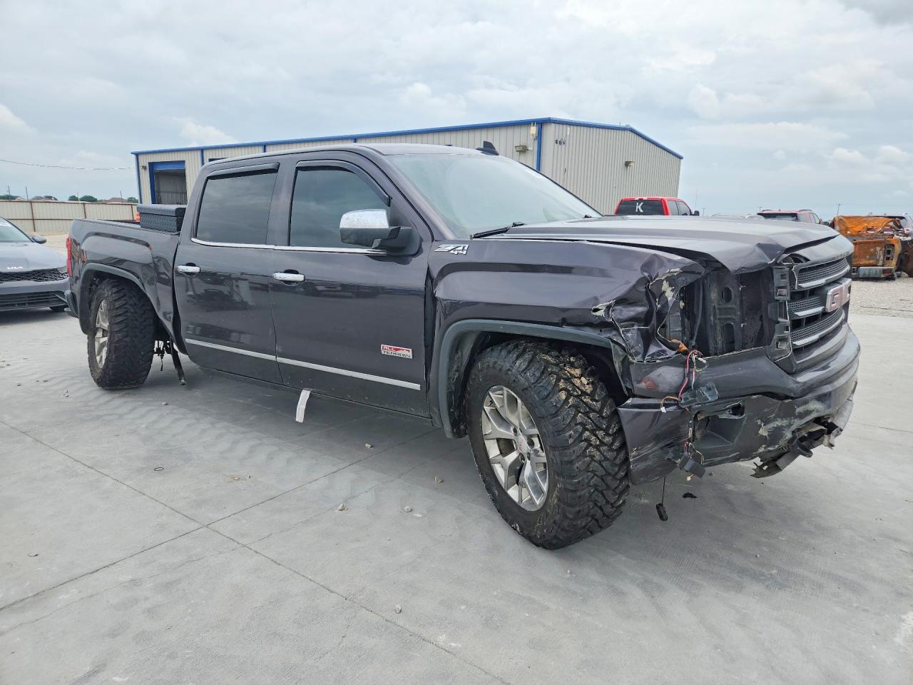 2015 Gmc Sierra K1500 Sle Black vin: 3GTU2UEC8FG132093