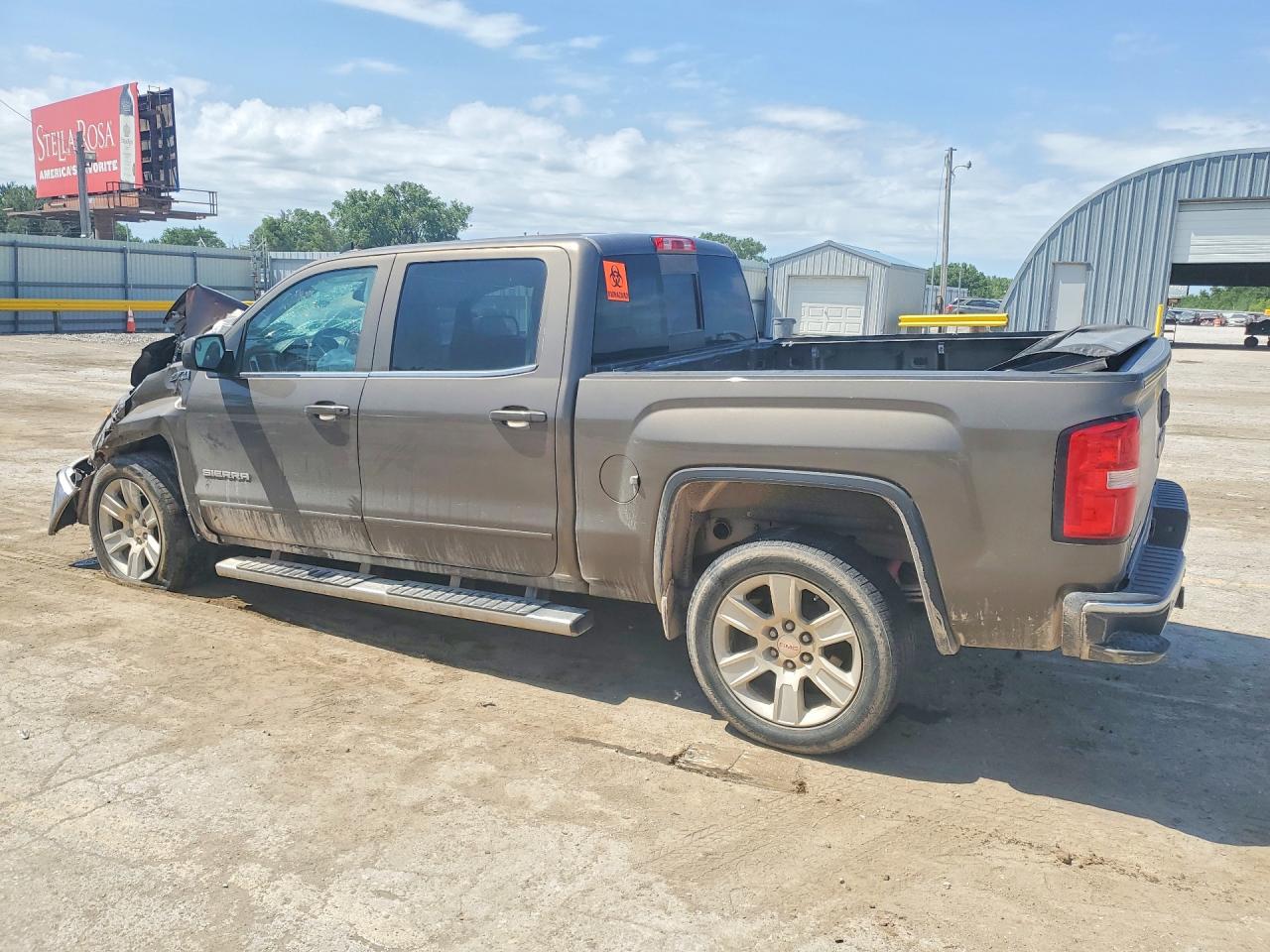 2015 Gmc Sierra K1500 Sle Brown vin: 3GTU2UEC8FG174456