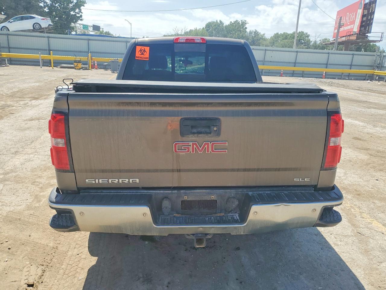 2015 Gmc Sierra K1500 Sle Brown vin: 3GTU2UEC8FG174456