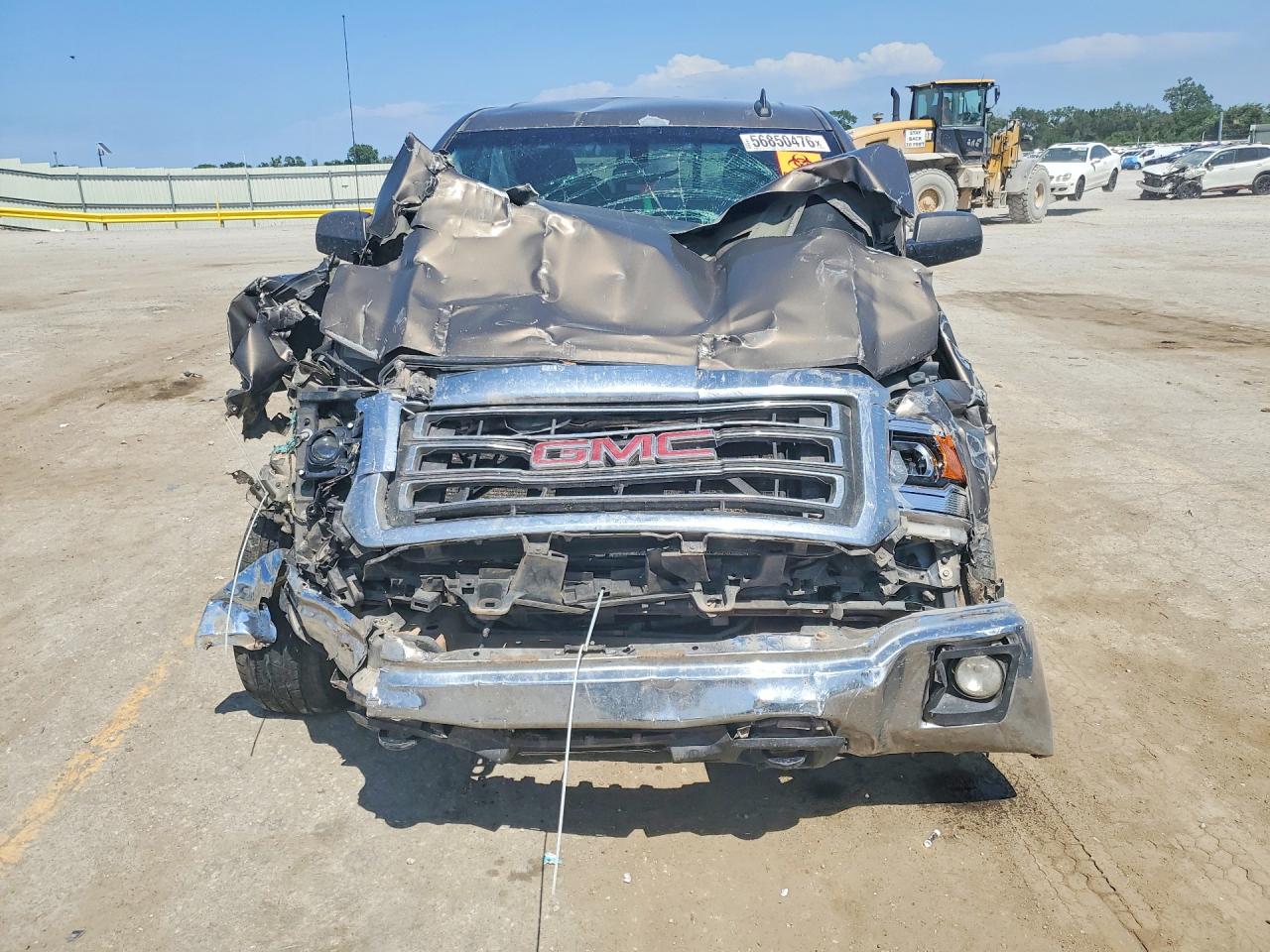 2015 Gmc Sierra K1500 Sle Brown vin: 3GTU2UEC8FG174456
